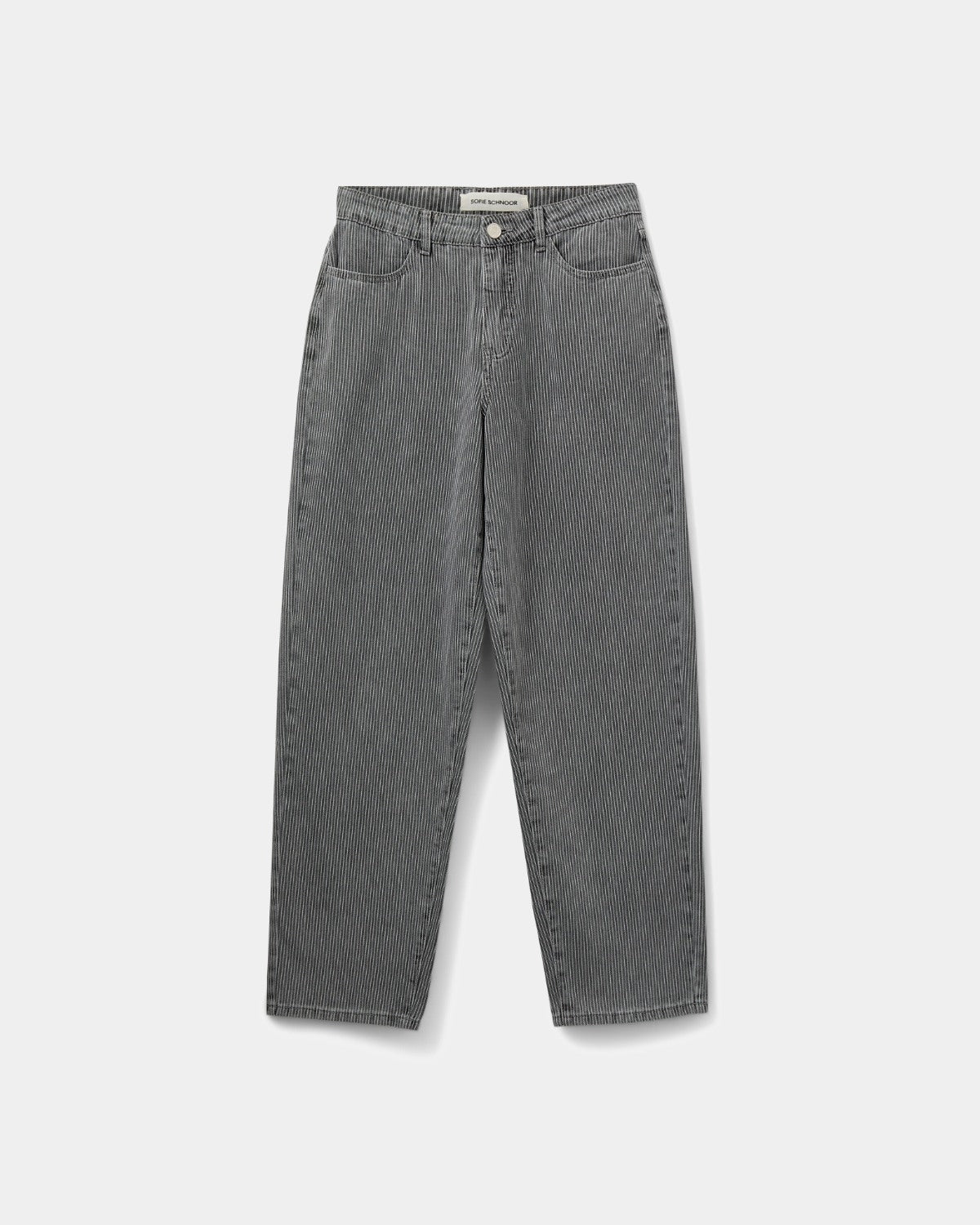 sofie-schnoor-women-tokyosw-jeans-dark-grey-striped-barrel image 1