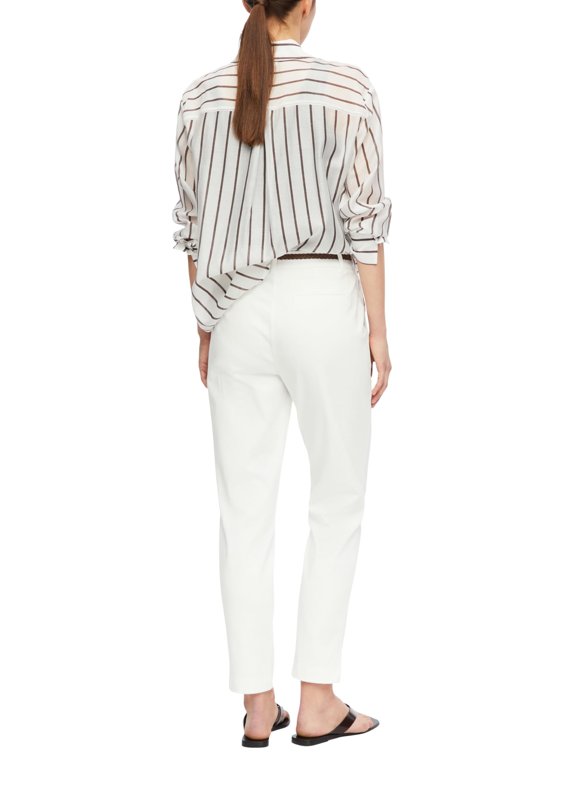 comma-chino-tapered-leg-gr-34-ankle-mit-flechtg-rtel image 2
