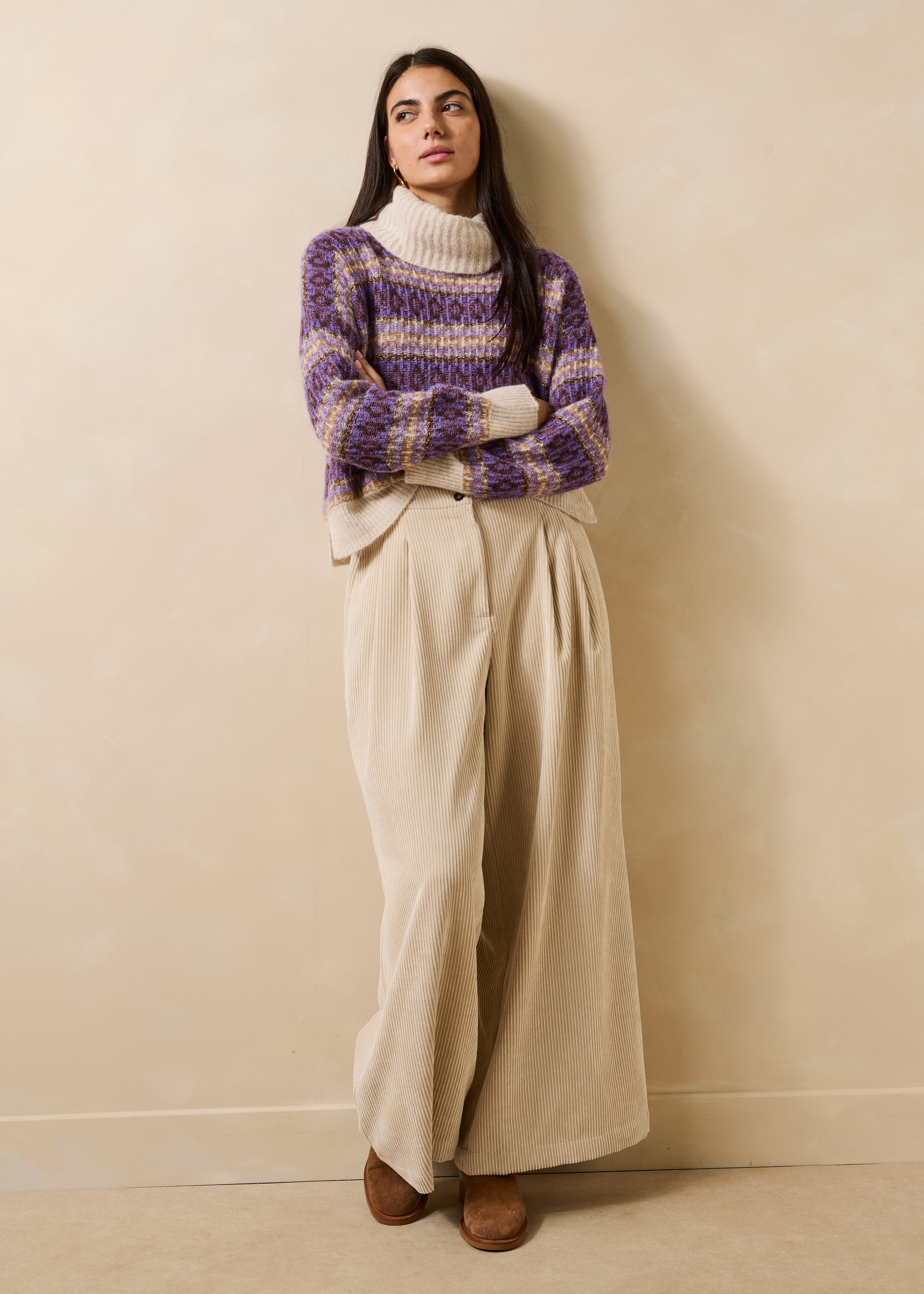 la-f-e-marabout-e-geneve-hose-beige-cord-weit-gr-36 image 1