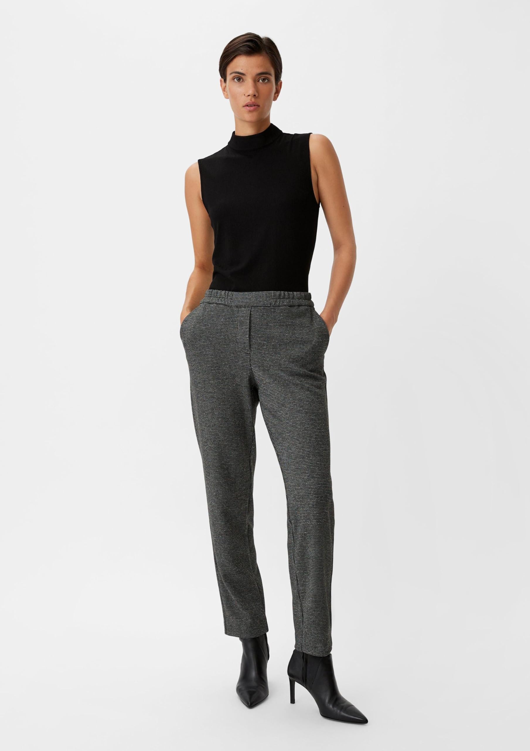comma-hose-pepita-muster-straight-leg-gr-36 image 6