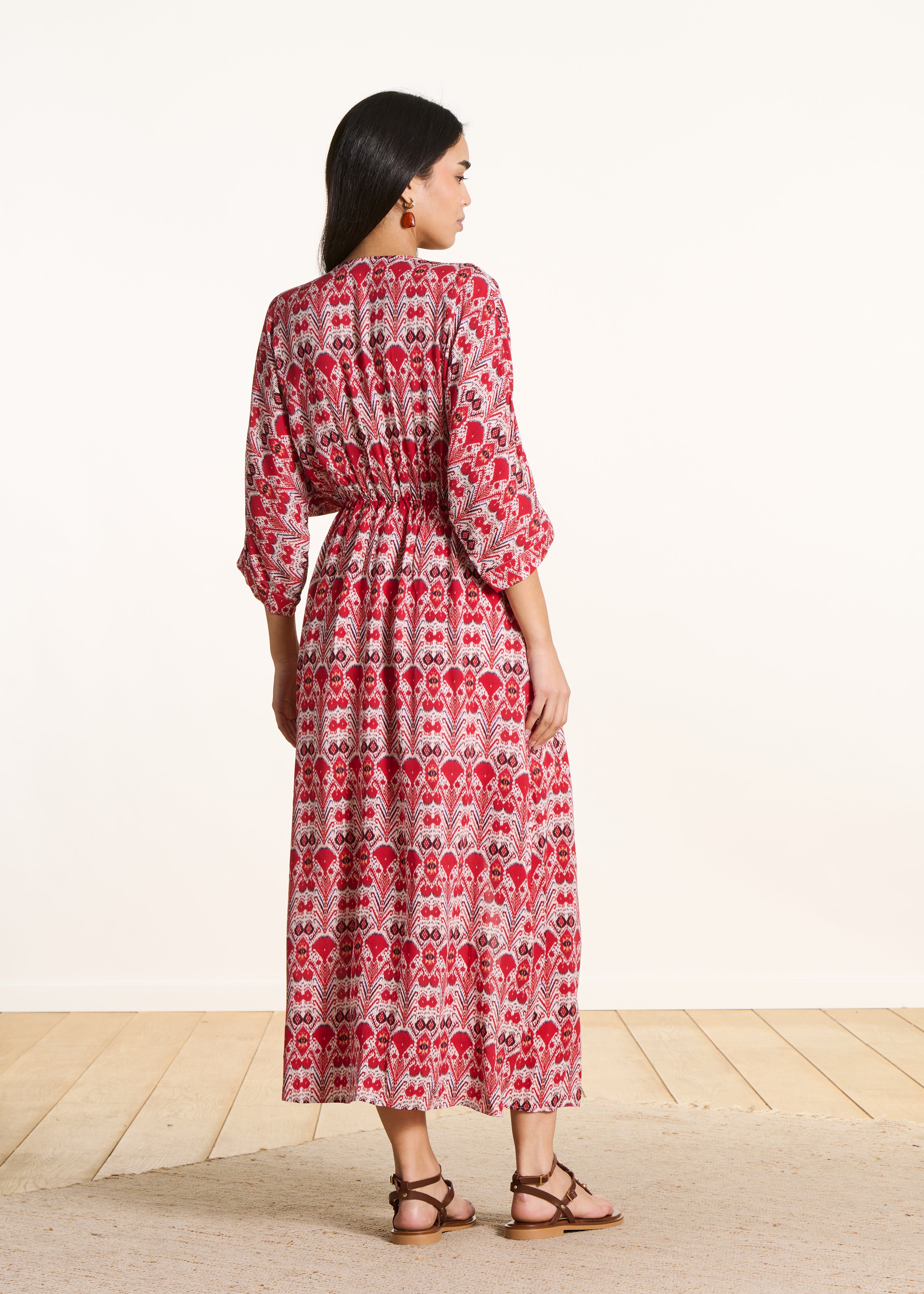 la-f-e-marabout-e-dacre-maxikleid-rot-ecovero-wickel image 3