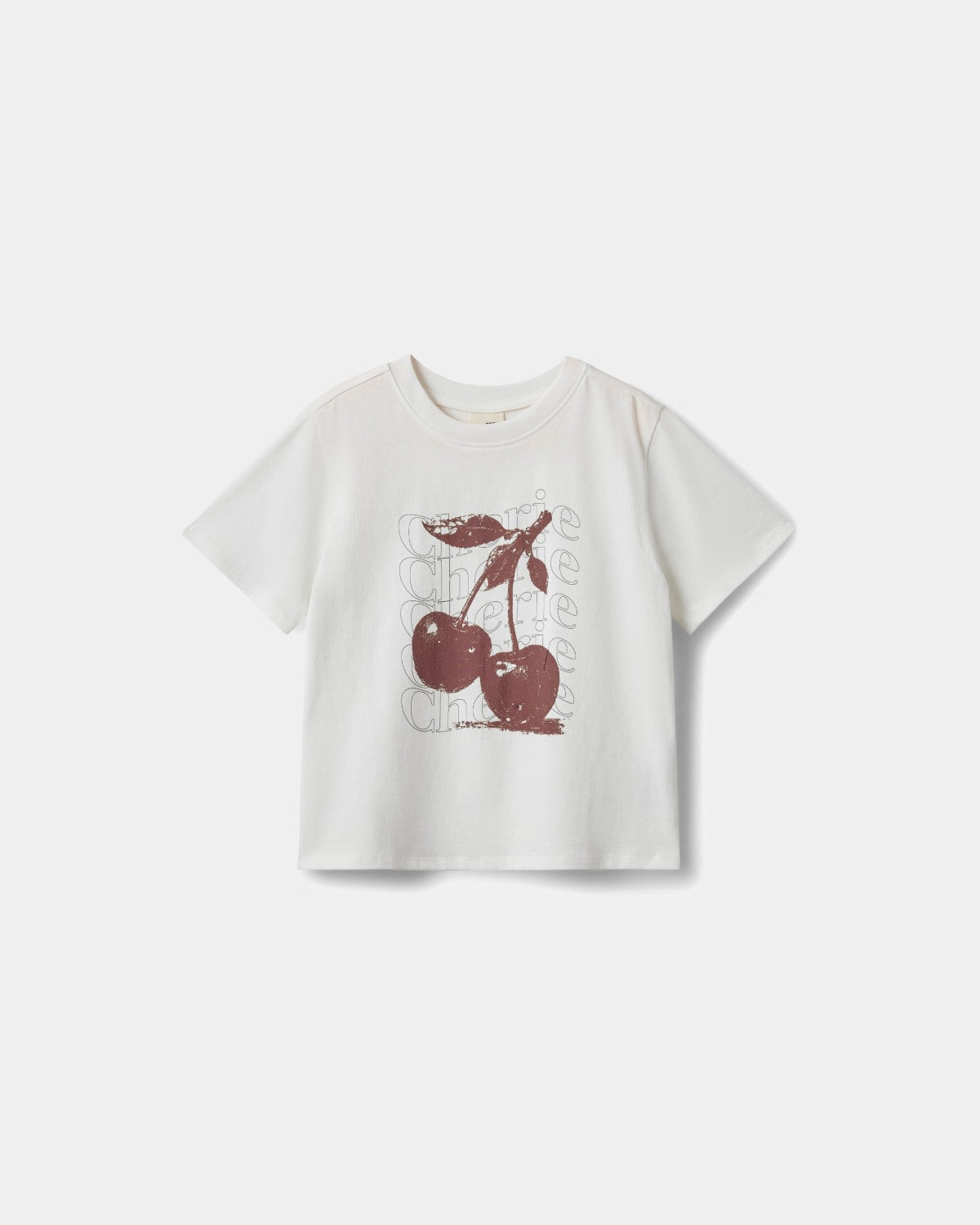 sofie-schnoor-young-zenasy-t-shirt-off-white-kirschprint image 1