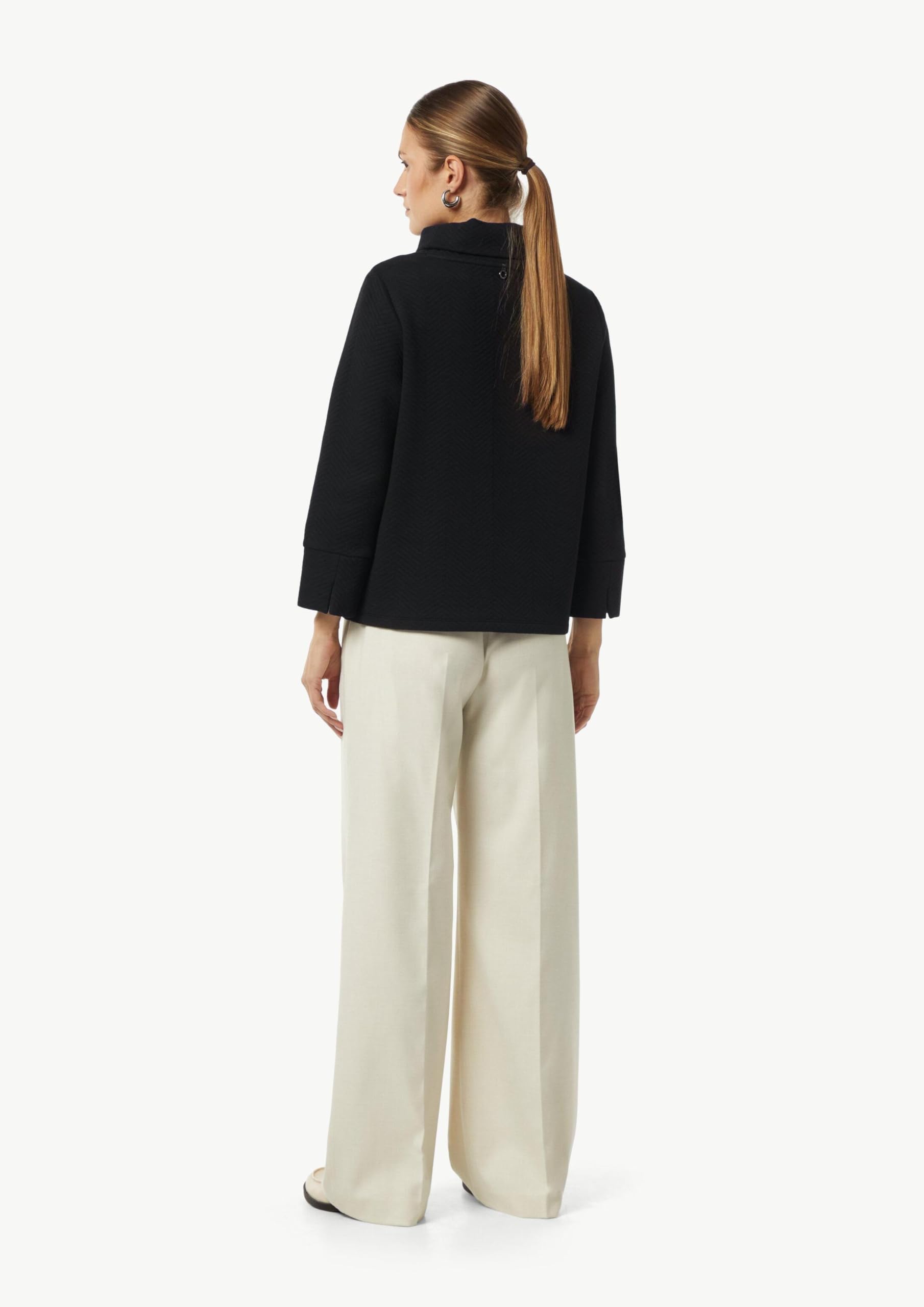 comma-sweatshirt-rollkragen-strukturmuster image 8