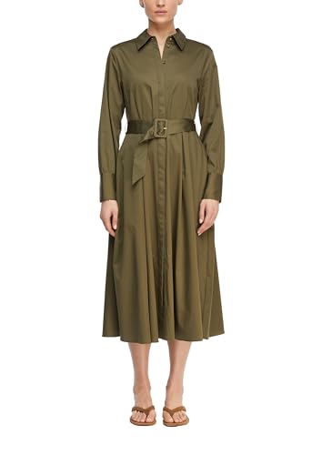 comma-hemdblusenkleid-midi-gr-38-hemdkragen-g-rtel image 8