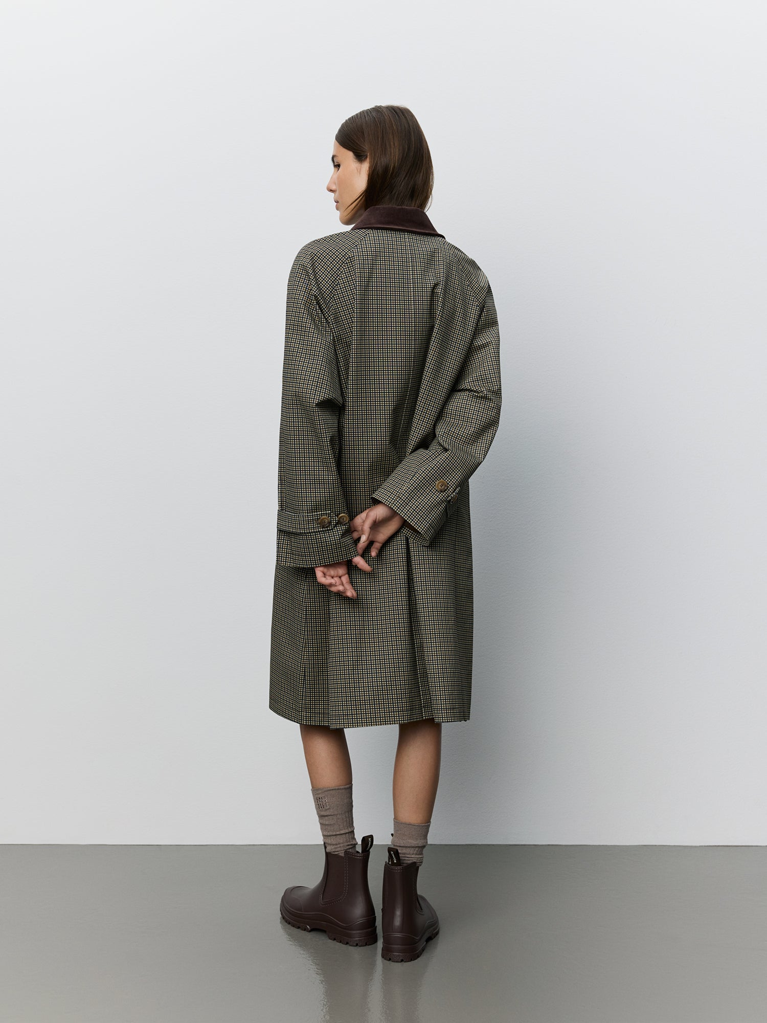 sofie-schnoor-women-filliesw-mantel-blue-brown-check image 4