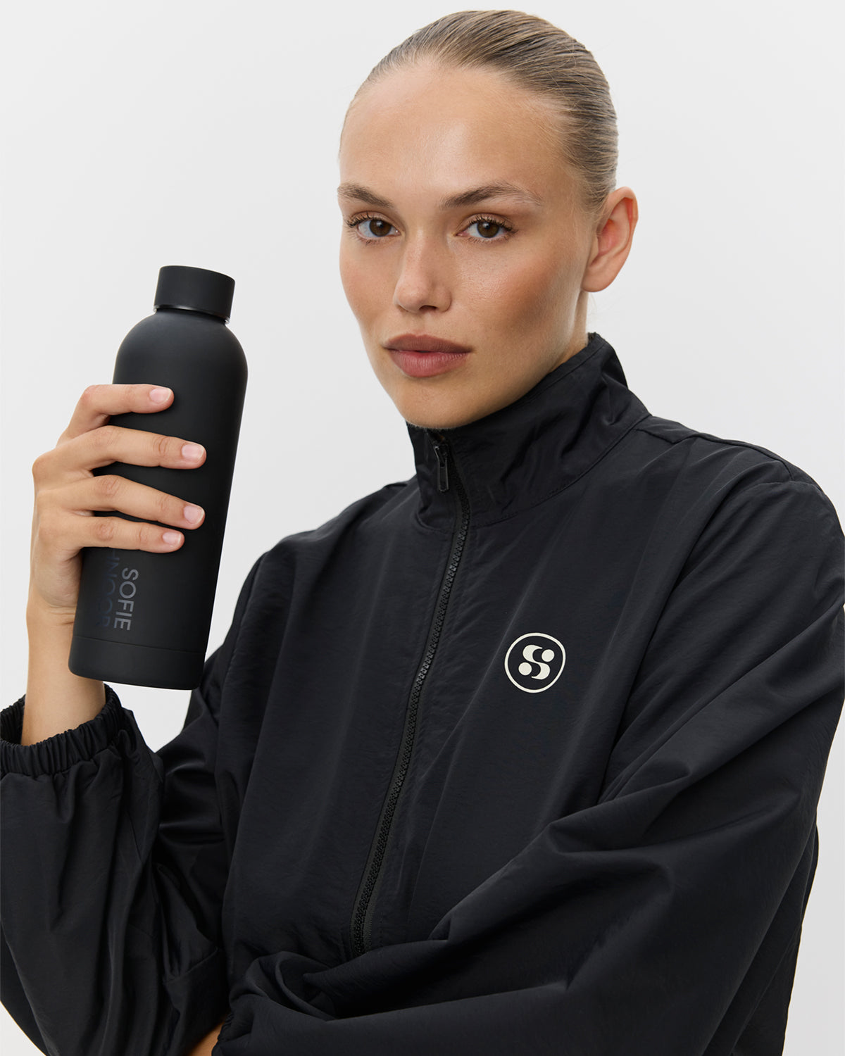 sofie-schnoor-sport-sophiesa-trinkflasche-schwarz-edelstahl image 2