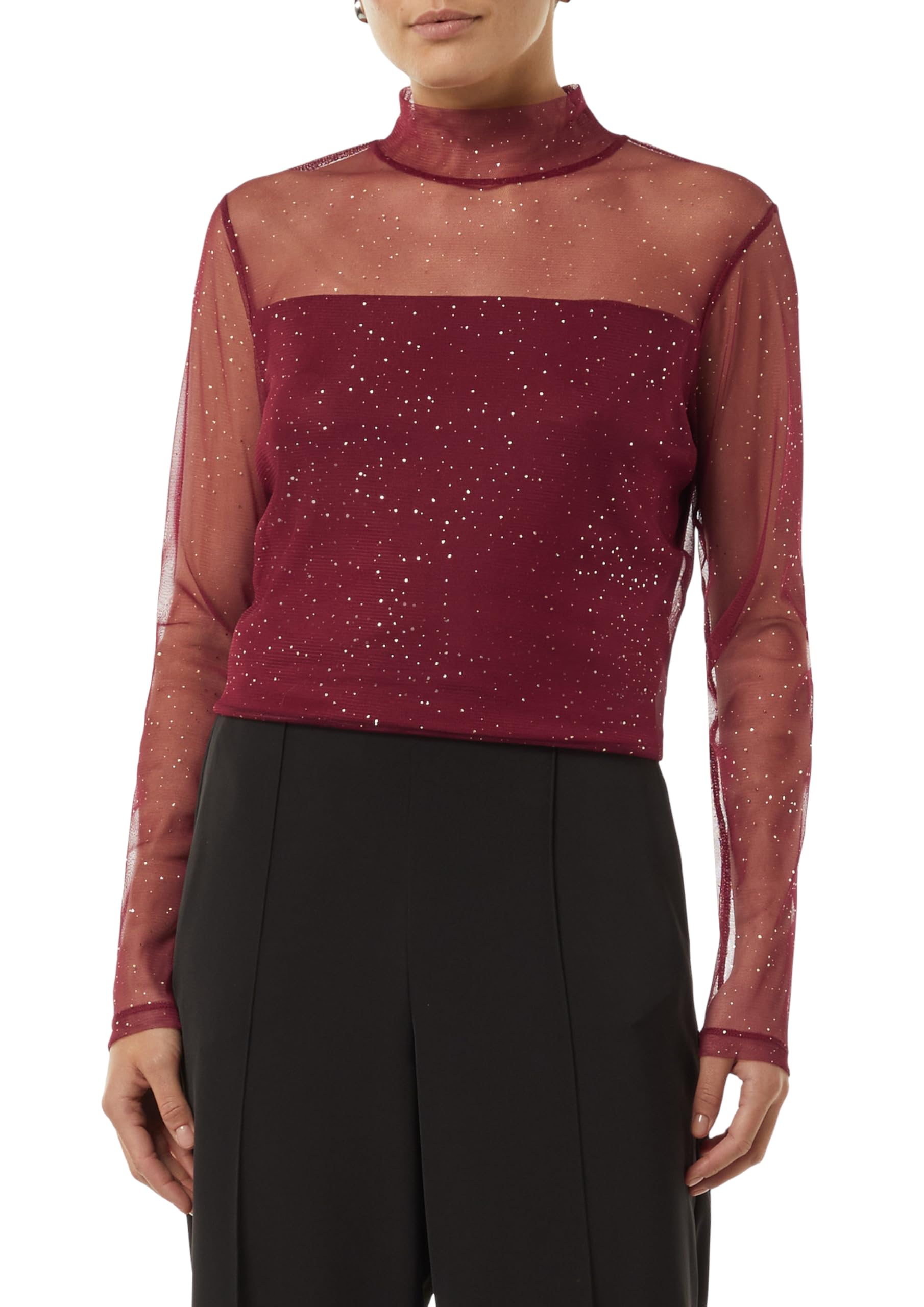 comma-mesh-longsleeve-glitzer-details-langarm image 8