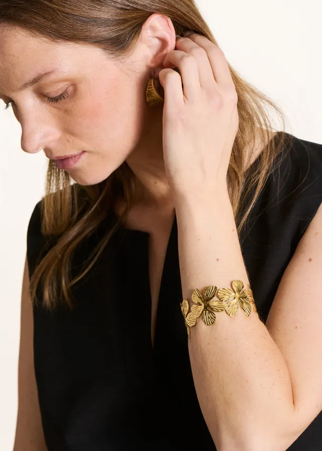 la-f-e-marabout-e-evange-armreif-armband-gold-blumen-einheitsgr image 1