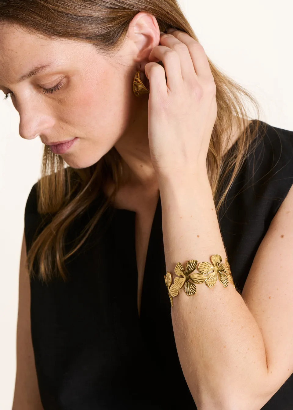 la-f-e-marabout-e-evange-armreif-armband-gold-blumen-einheitsgr image 1
