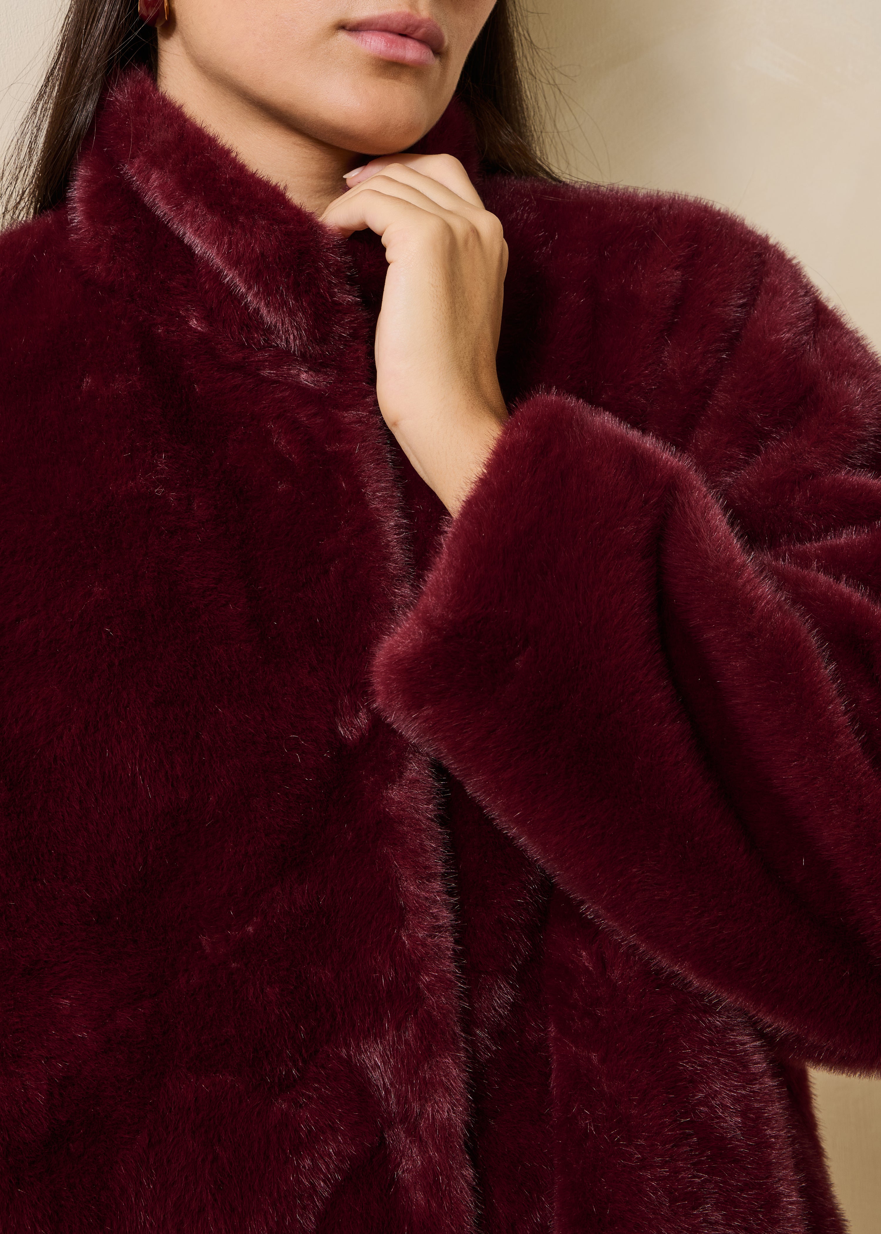 la-f-e-marabout-e-gladys-blousonjacke-himbeerrot-oversize image 5