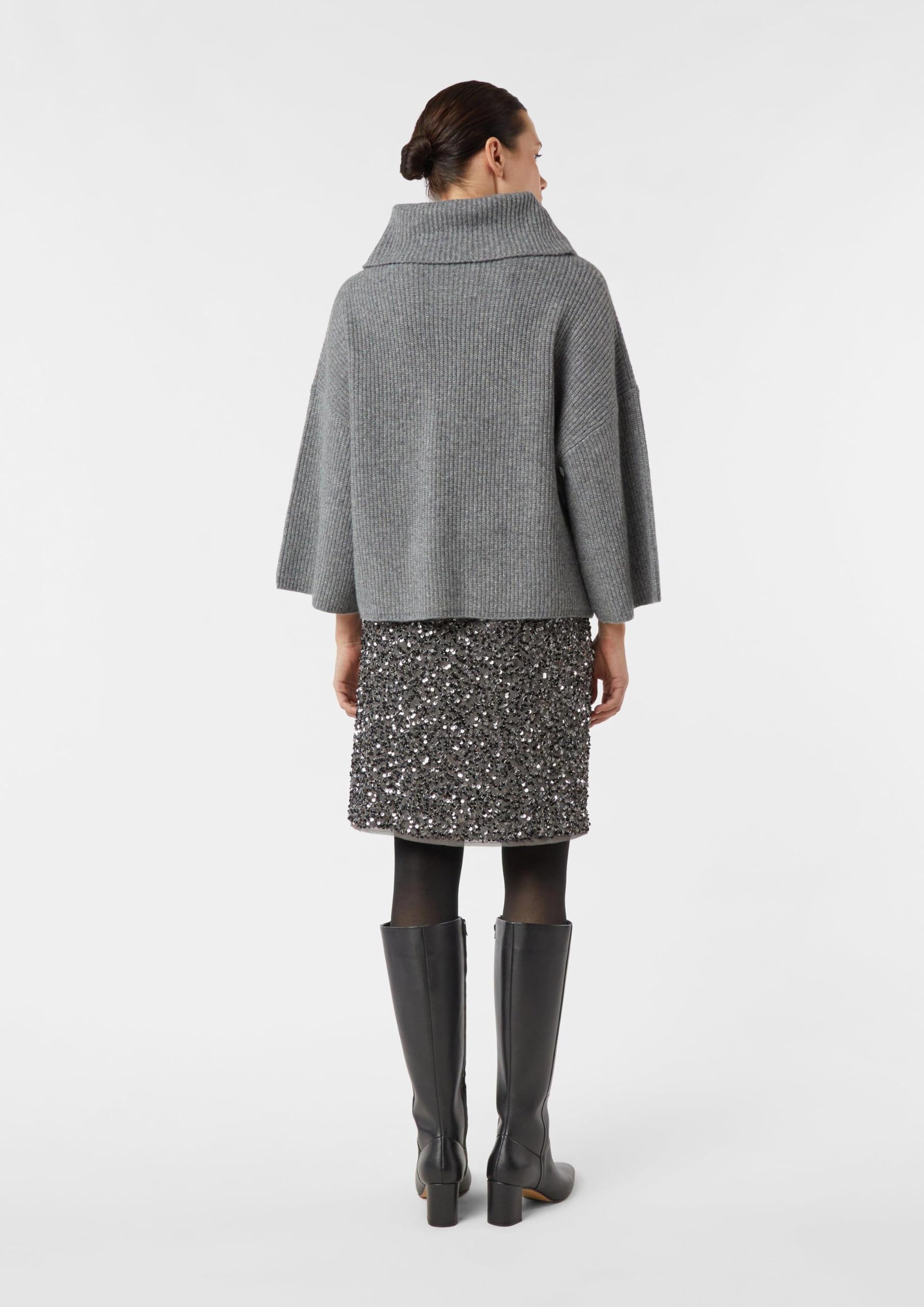 comma-skirts-paillettenrock-mini-schwarz-gr-38 image 7