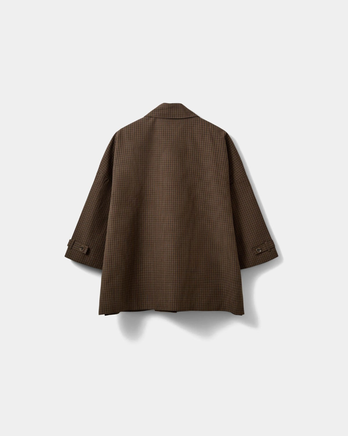 sofie-schnoor-women-selinasw-oversized-coat-brown-check-baumwolle image 6