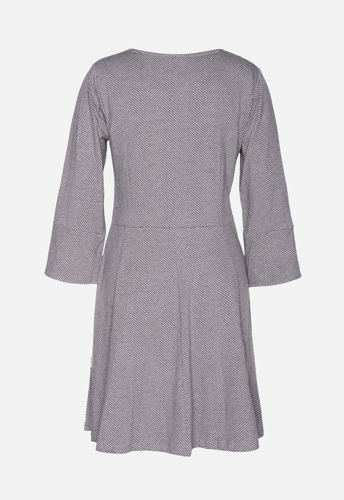 moshiki-w25dress-g5-kleid-jacquard-90-cm-v-ausschnitt image 2