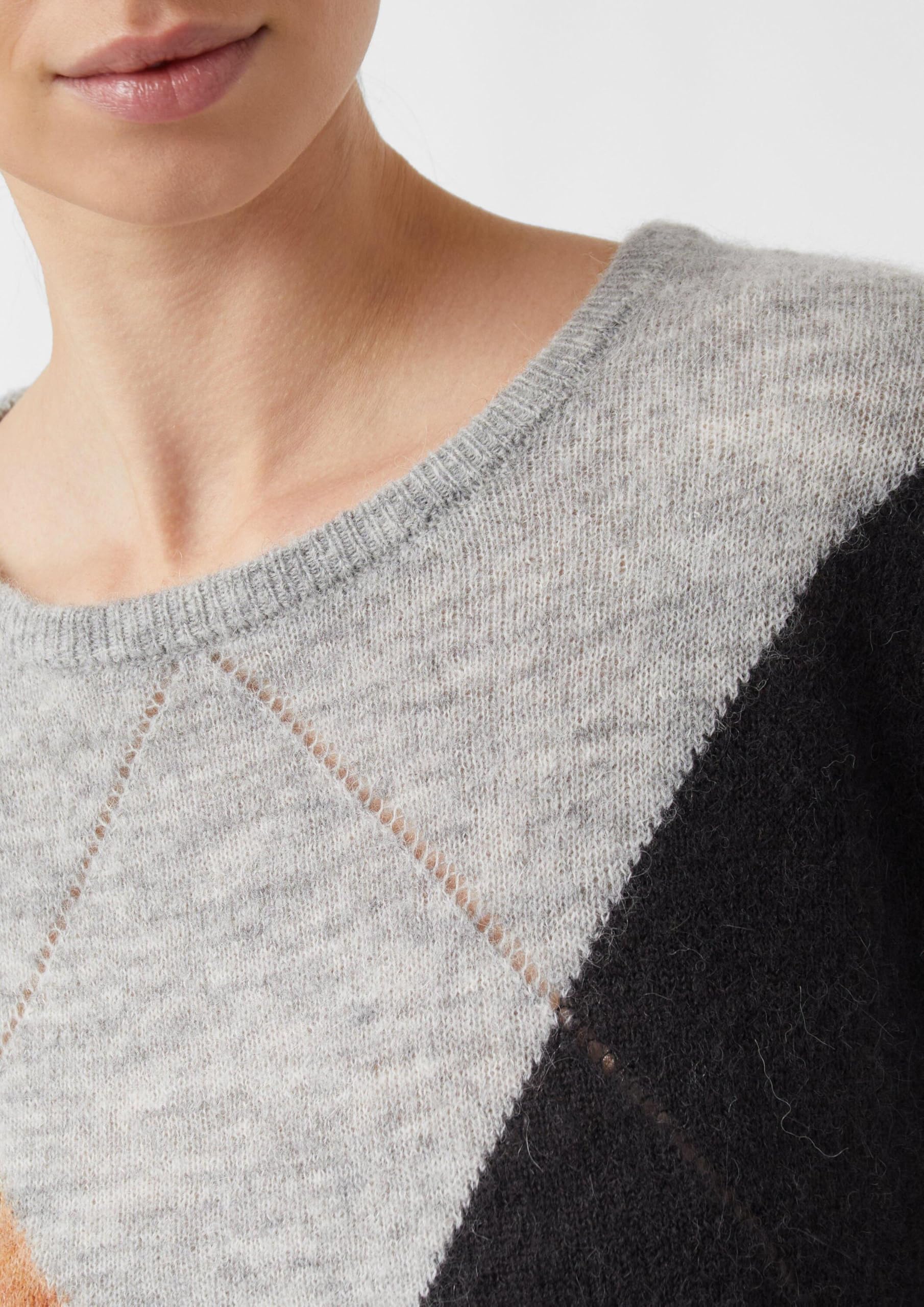 comma-strickpullover-alpakawollmix-rautenmuster-pullover image 4