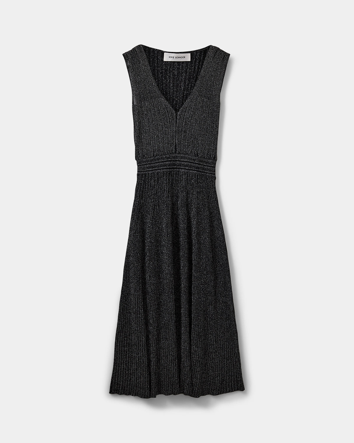 sofie-schnoor-women-celestinesw-dress-maxi-kleid-schwarz-glitzer image 1