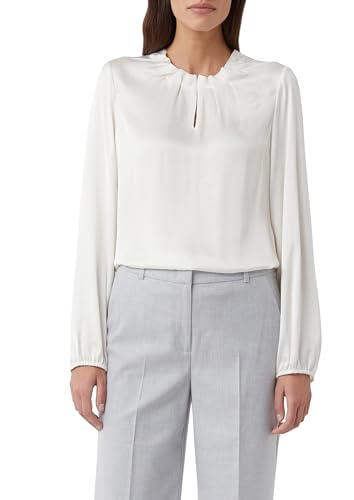 comma-blouses-satinierte-bluse-mit-raffung-gr-44 image 8