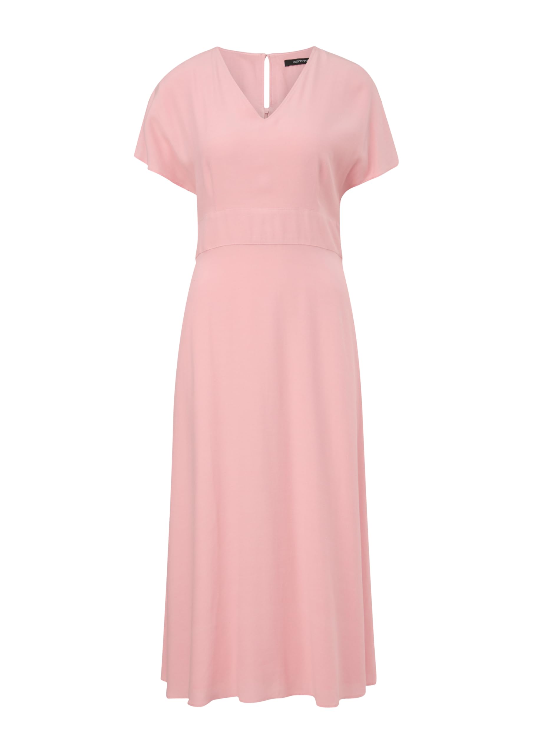 comma-midi-kleid-satin-damen-orange-rosa-gr-34-46 image 3