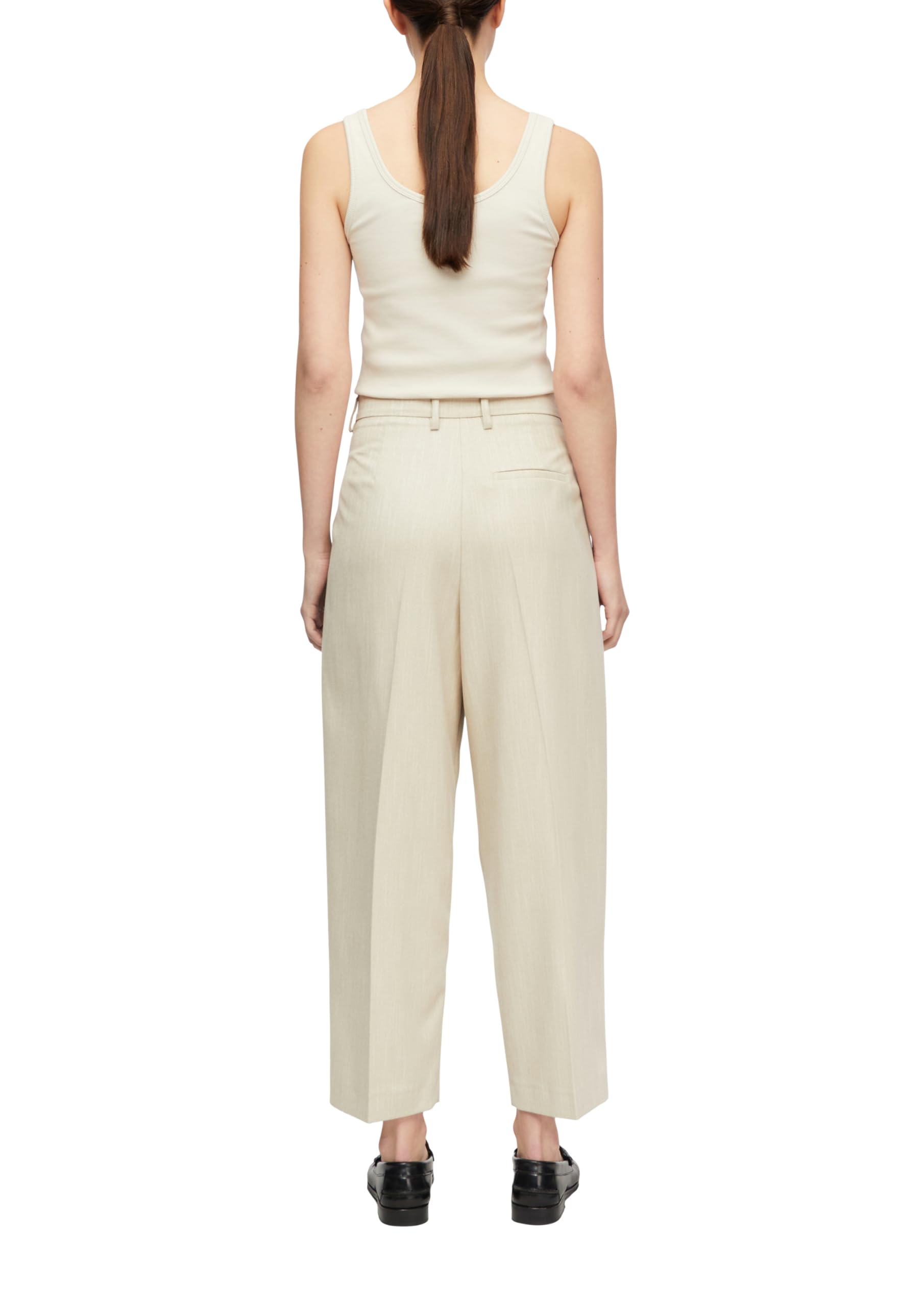 comma-trousers-bundfaltenhose-barrel-helles-beige-32 image 2
