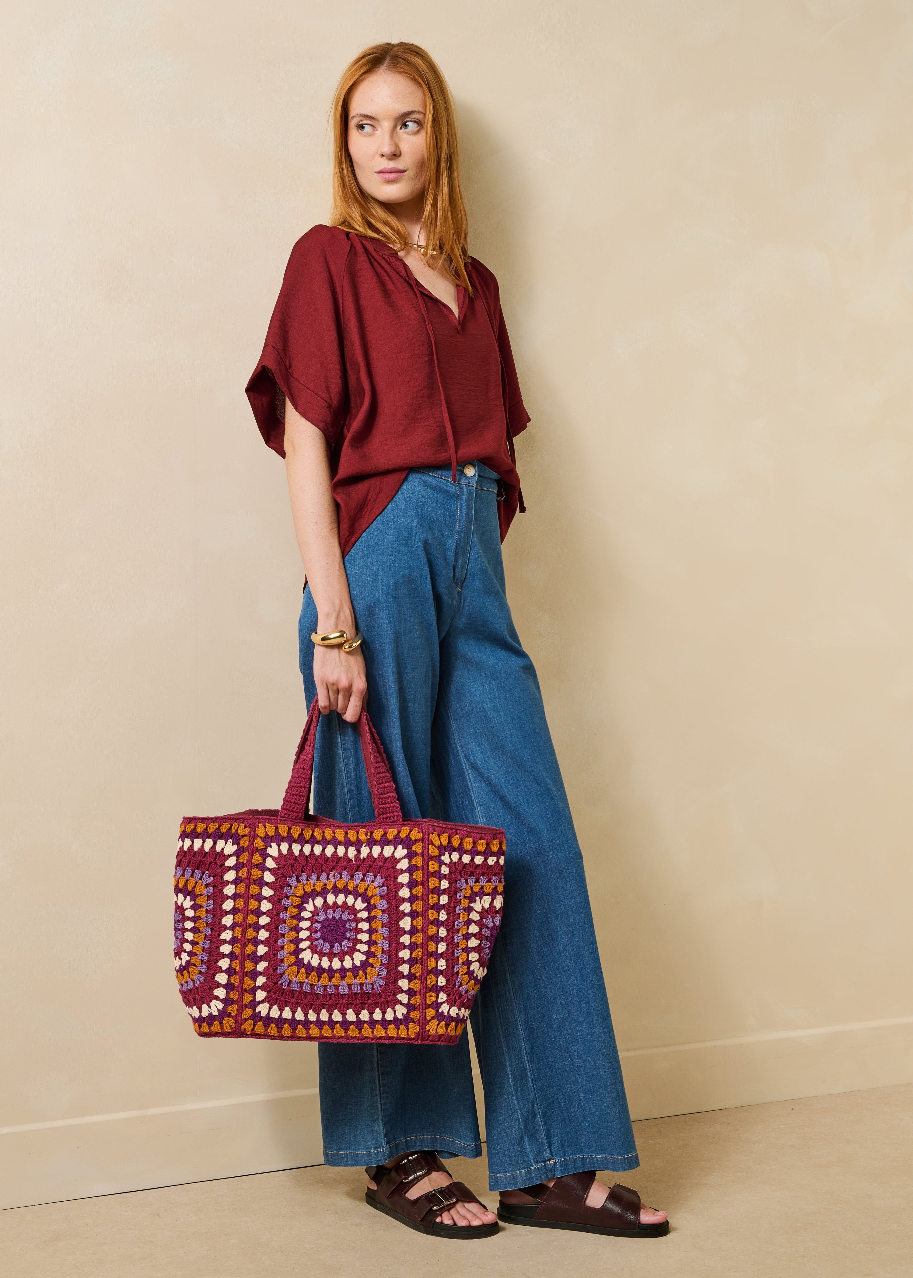 la-f-e-marabout-e-fameux-top-bordeaux-jacquard-weit image 2