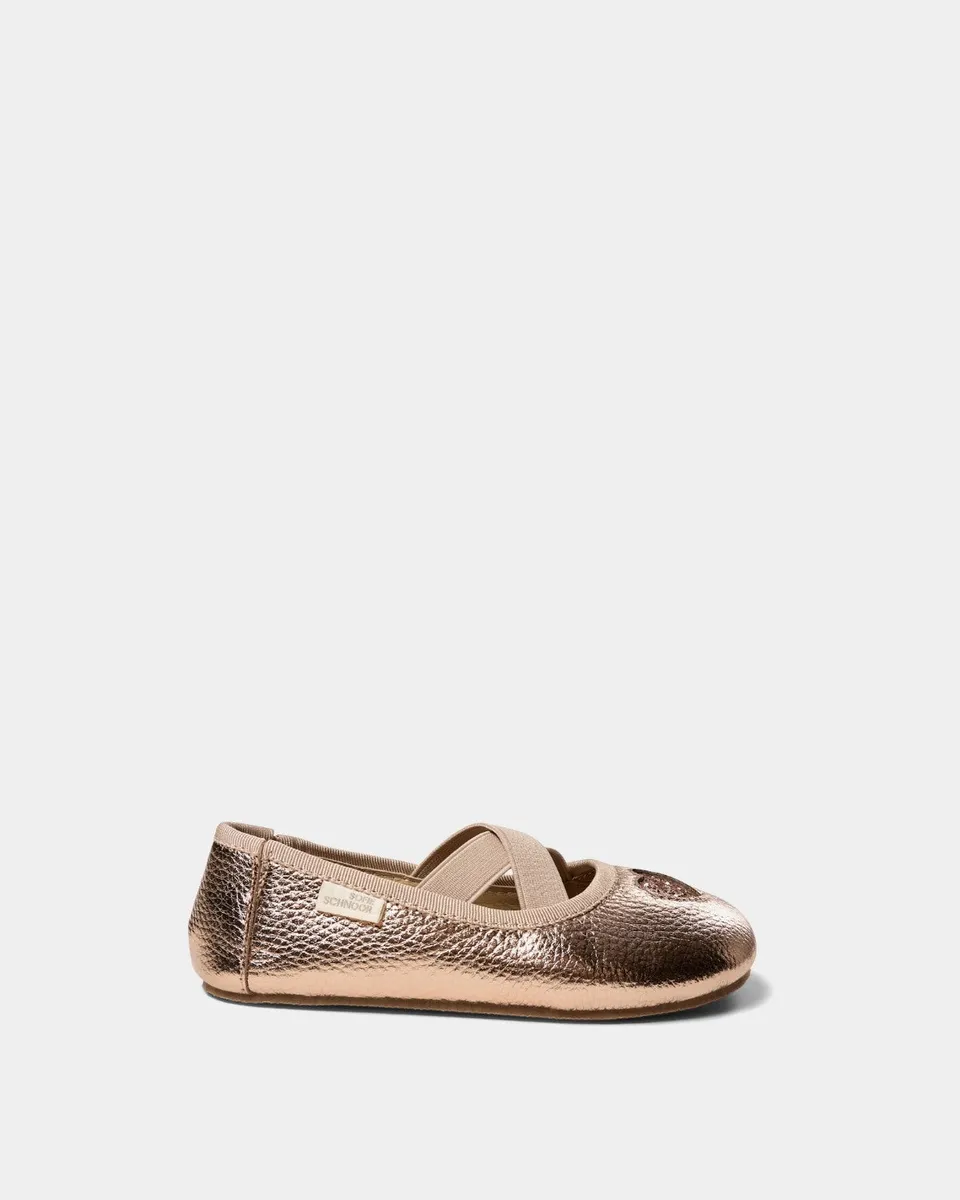 sofie-schnoor-kids-neliask-hausschuhe-peach-leder-glitzerherz image 1