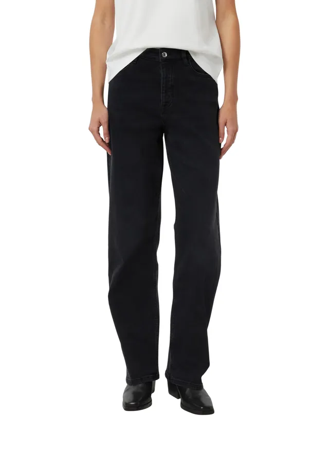 comma-jeans-high-rise-straight-leg-jeans-schwarz-gr-42 image 1