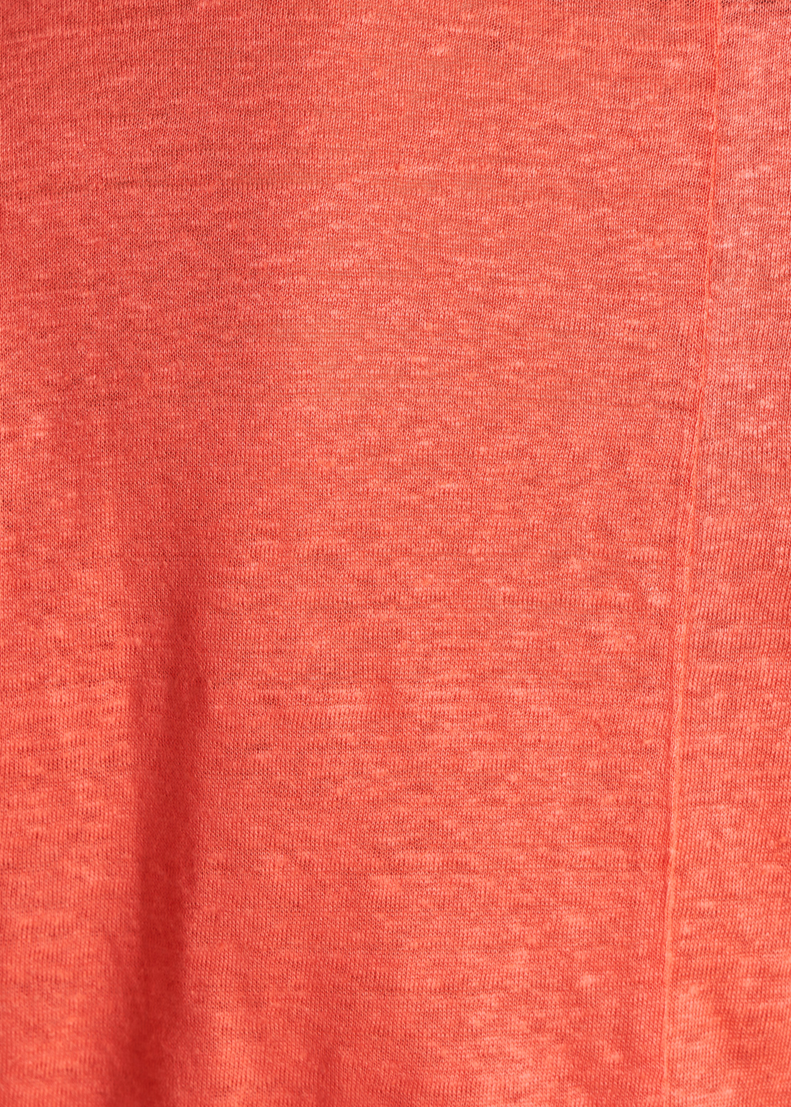 la-f-e-marabout-e-virano-t-shirt-orange-leinen-rundhals image 4
