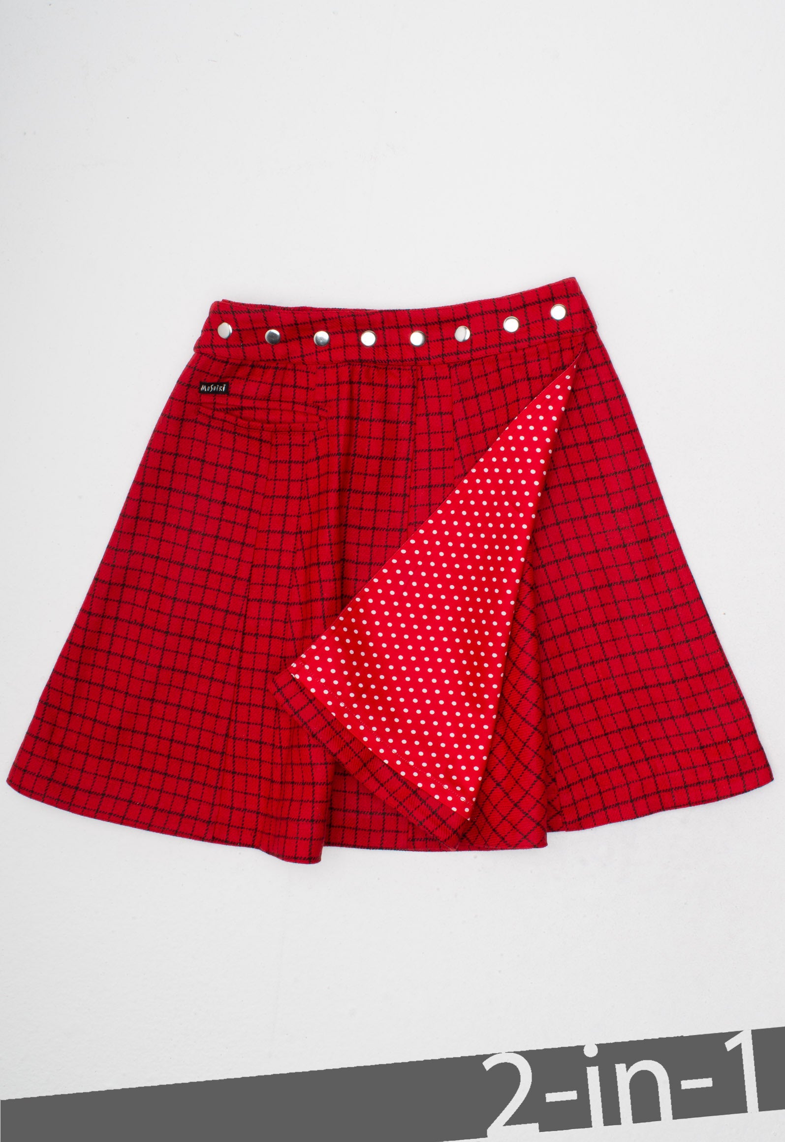 moshiki-hot-cookie-69-wickelrock-50cm-tweed-wendbar image 1