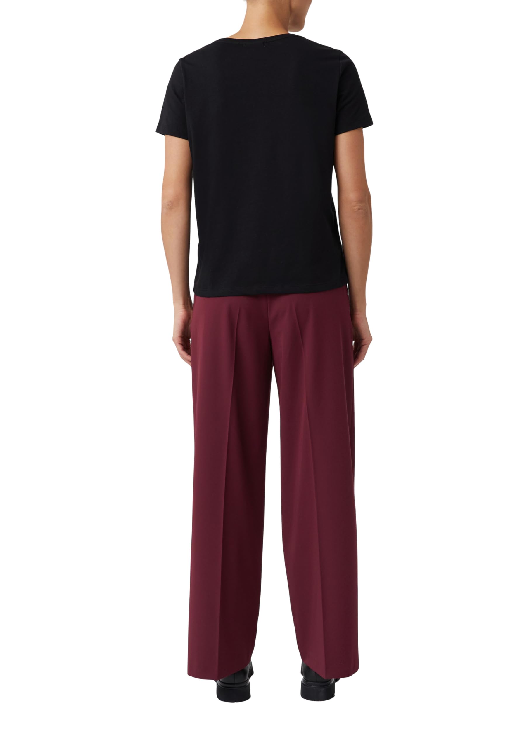 comma-tops-t-shirt-baumwolle-logo-wei-gr-38 image 7