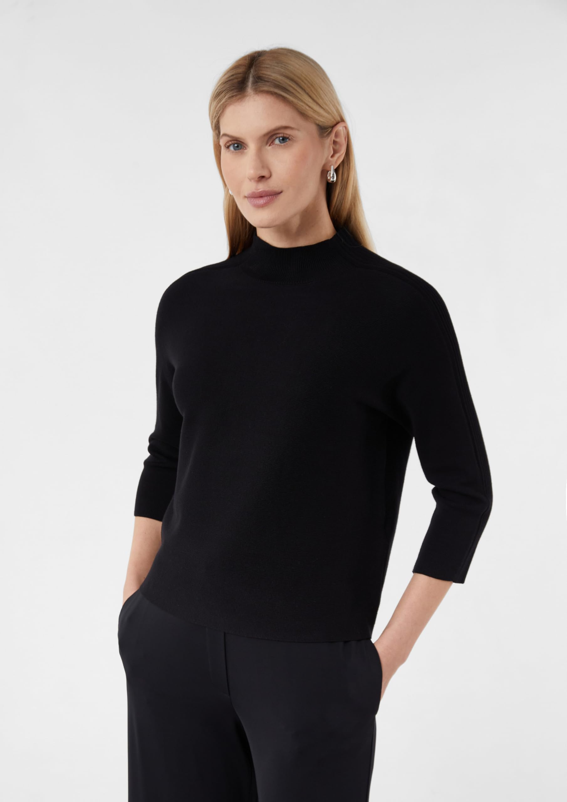 comma-2169519-strickpullover-schwarz-gr-40-stehkragen image 6