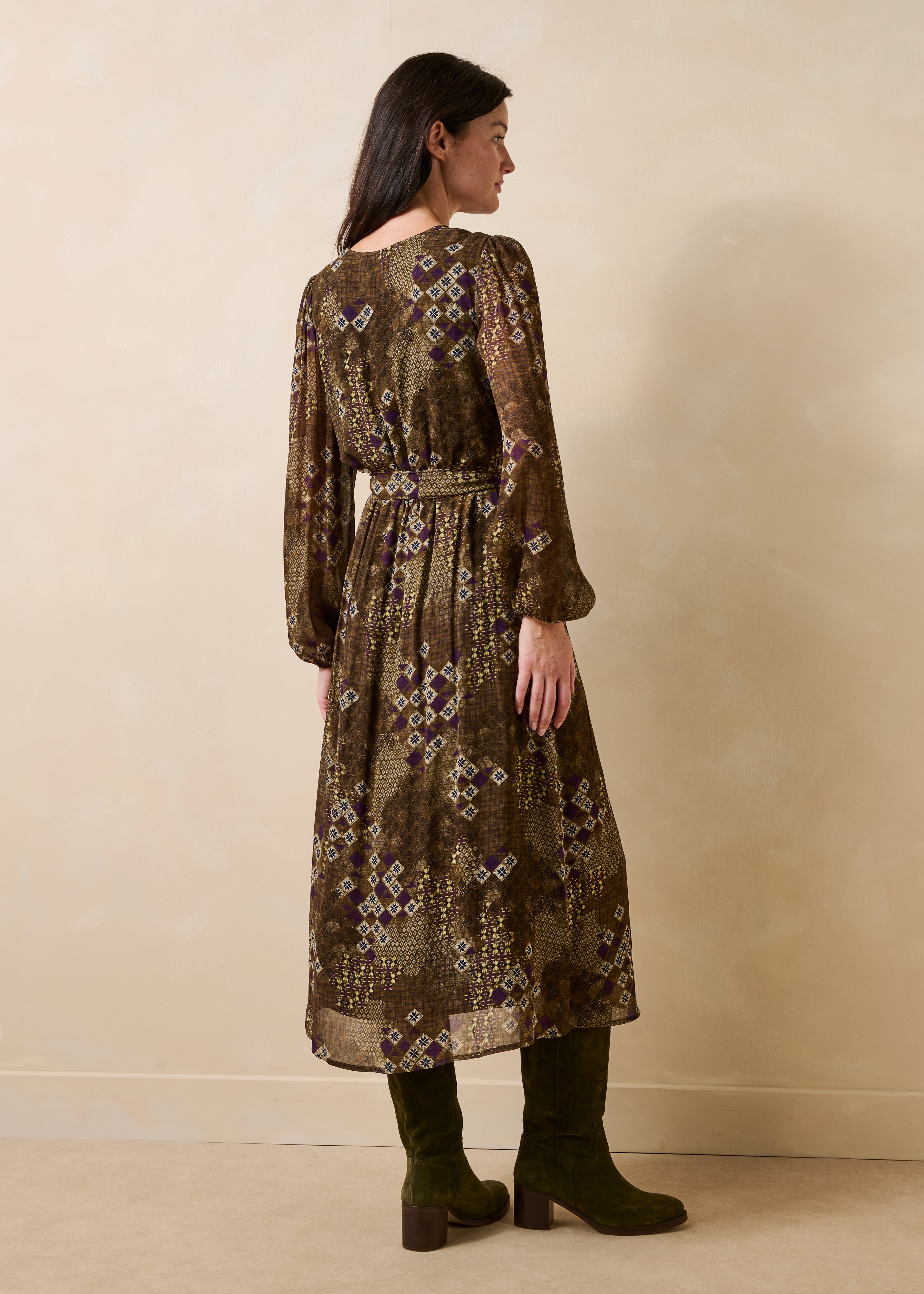la-f-e-marabout-e-robes-reola-kleid-gr-n-ethno-print image 3