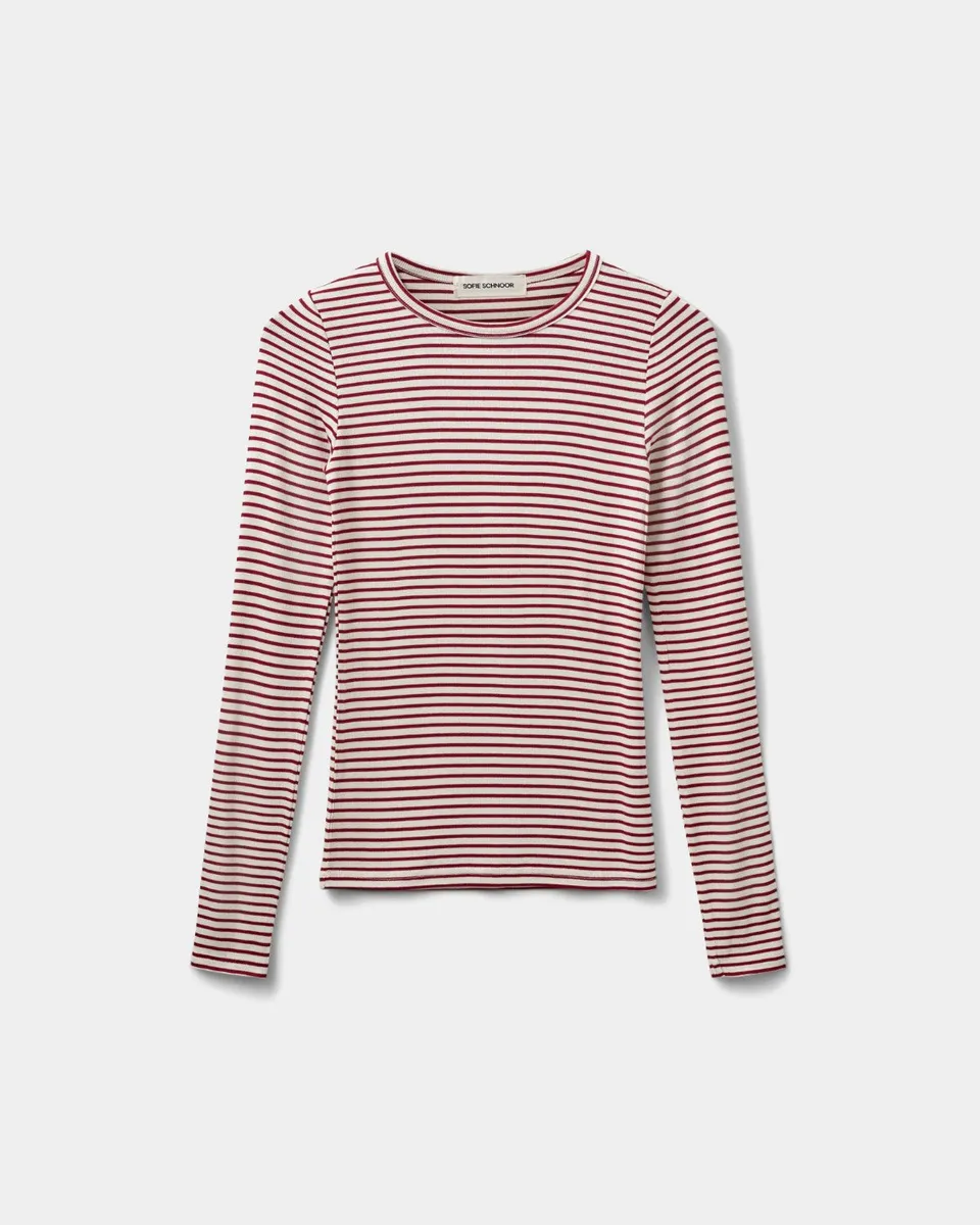 sofie-schnoor-women-petriciasw-langarmshirt-rot-gestreift image 1