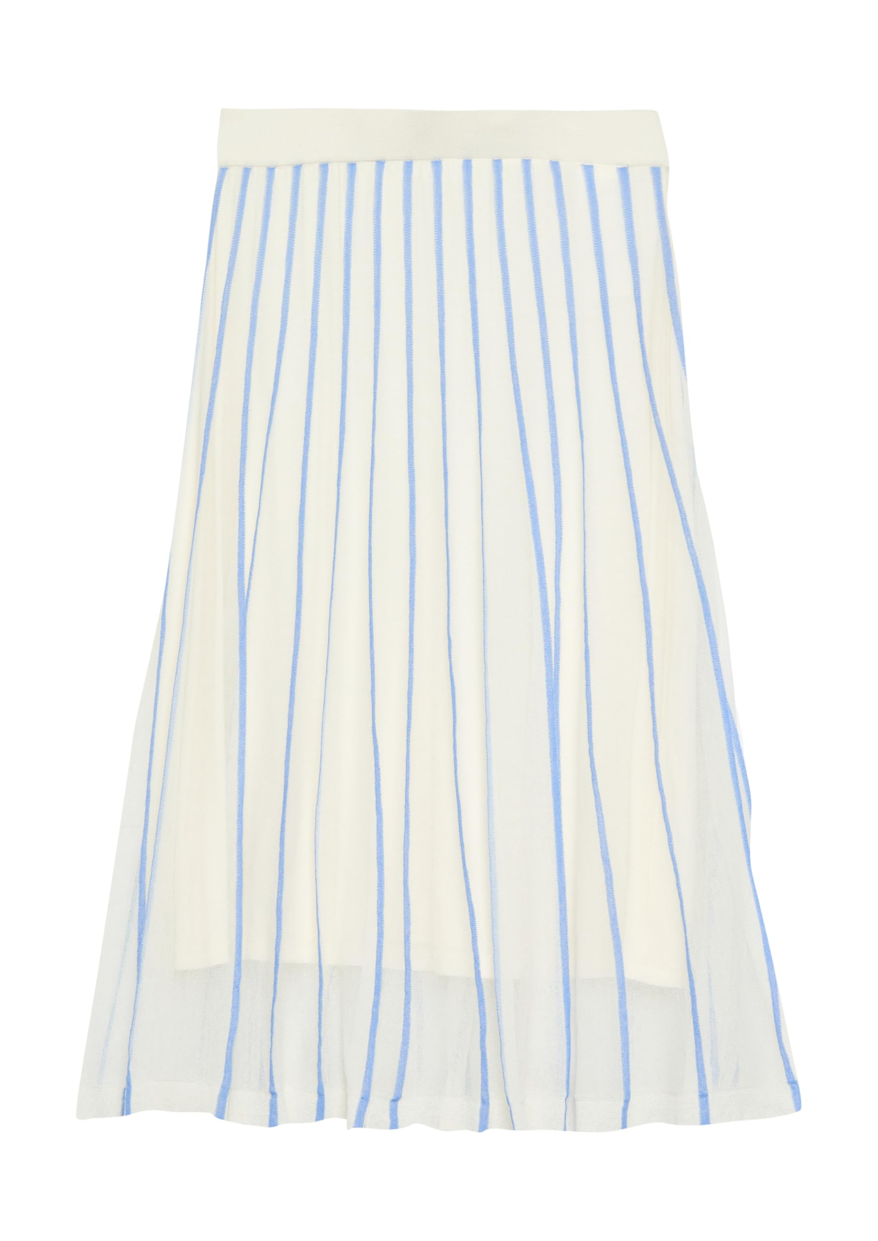 comma-skirts-gestrickter-rock-plissee-optik-elastischer-bund image 3