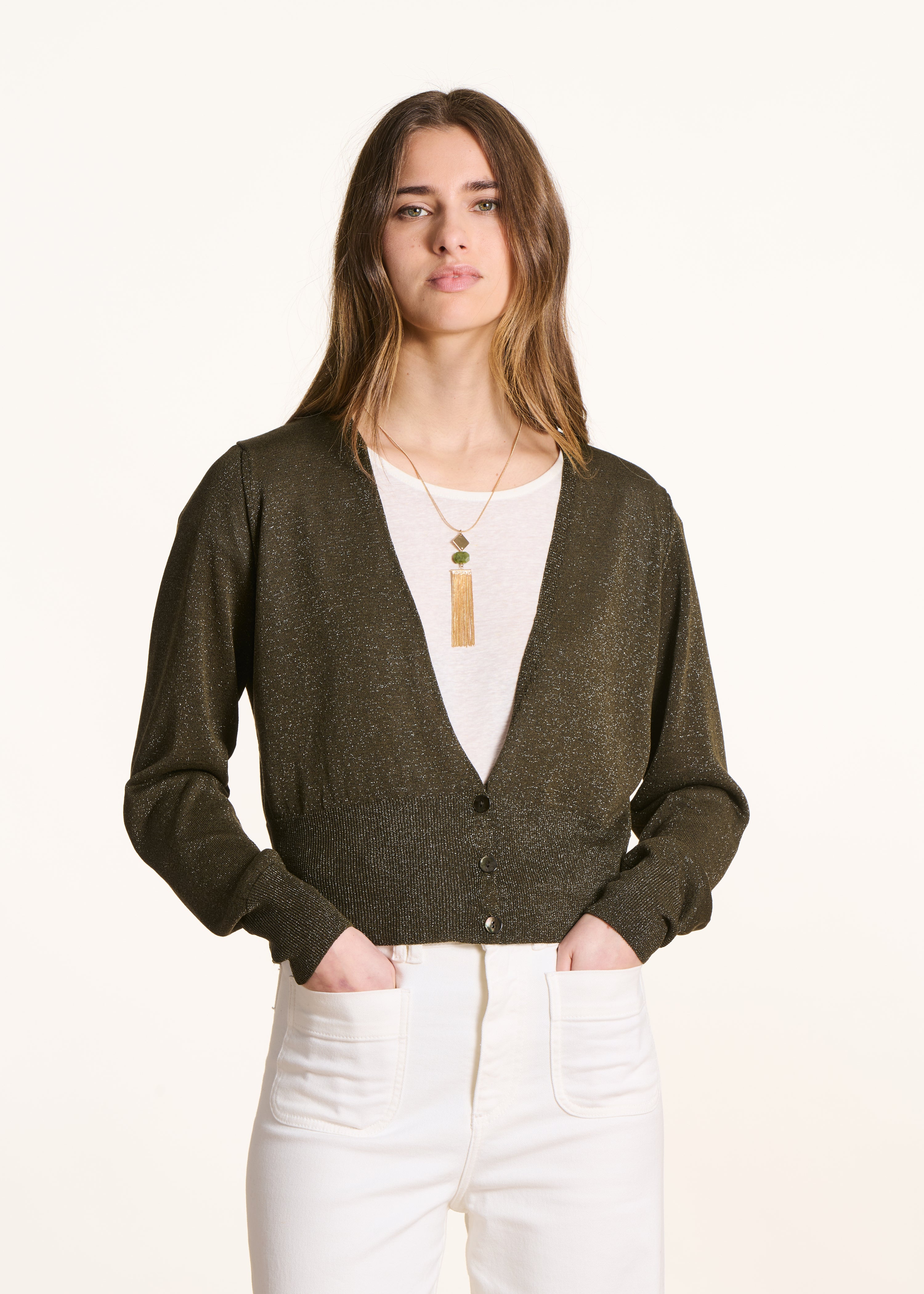 la-f-e-marabout-e-folio-strickweste-khaki-gl-nzend image 1