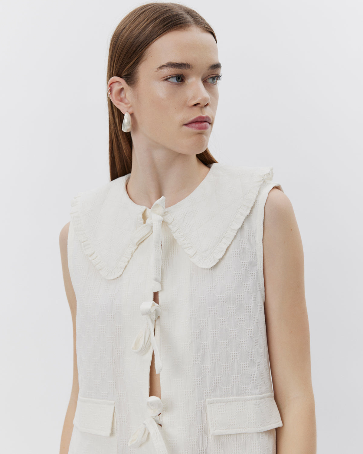 sofie-schnoor-women-annikasw-weste-snow-white-baumwolle image 5