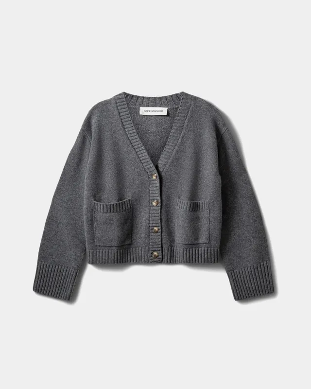 sofie-schnoor-women-elowensw-strickjacke-grau-melange-wolle image 1