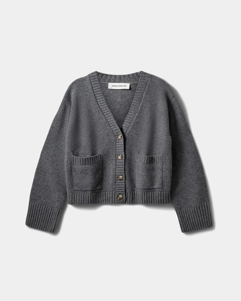 sofie-schnoor-women-elowensw-strickjacke-grau-melange-wolle image 1