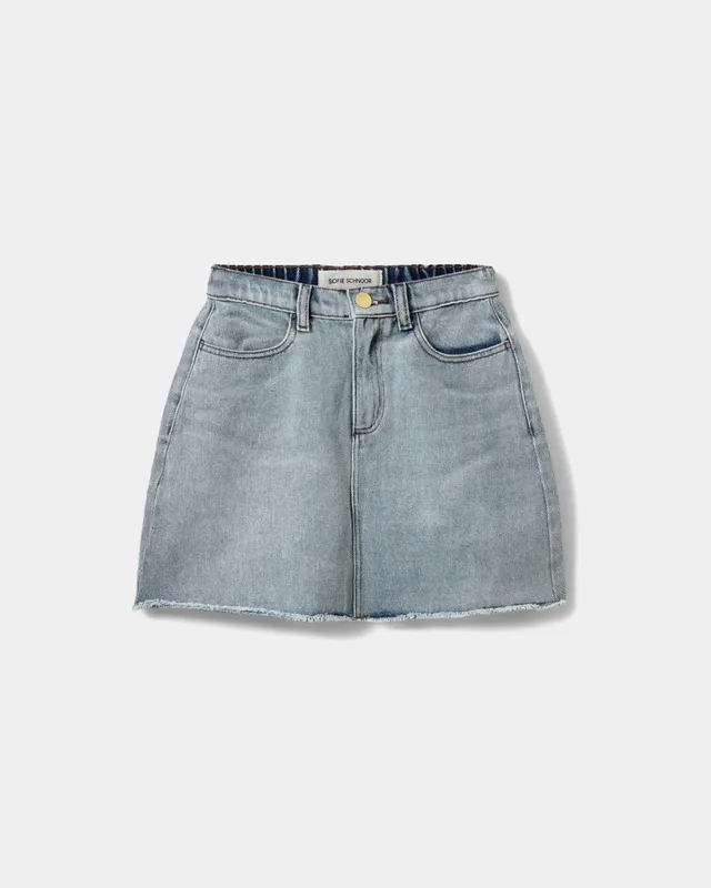 sofie-schnoor-young-callysy-rock-denim-blue-baumwollrock image 1