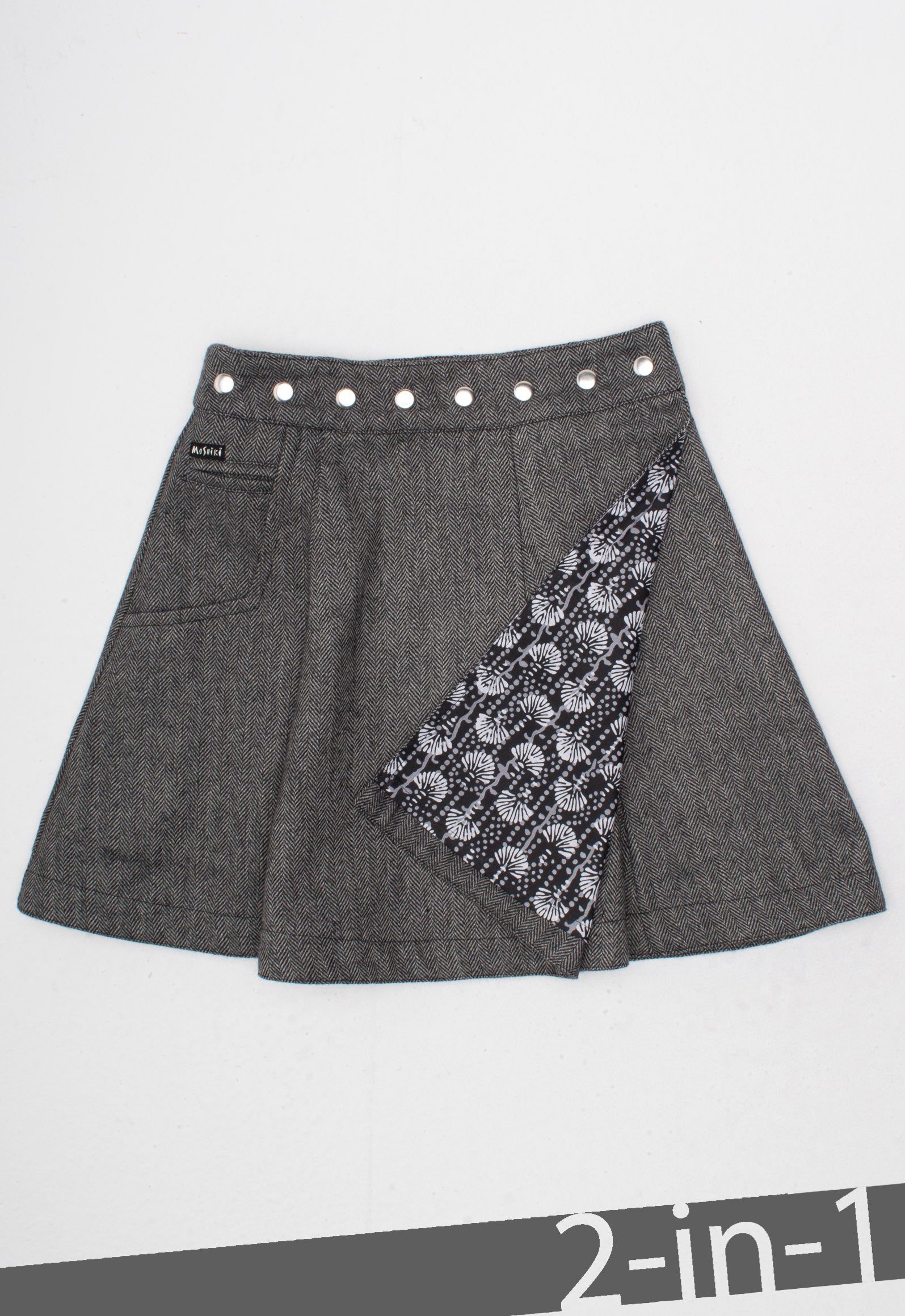 moshiki-hot-cookie-71-tweed-wickelrock-45cm-wendbar-2 image 1