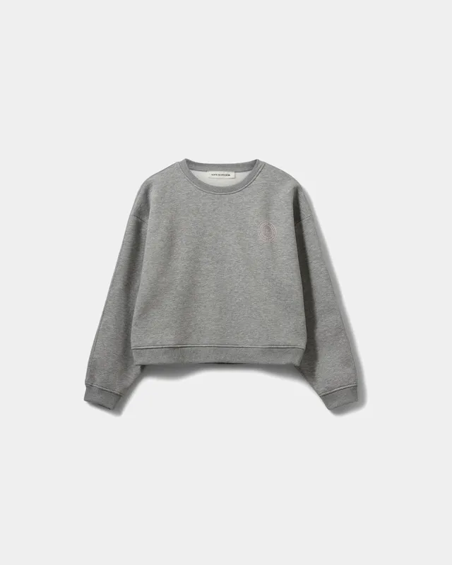 sofie-schnoor-women-elinsw-sweatshirt-grau-melange-print image 1
