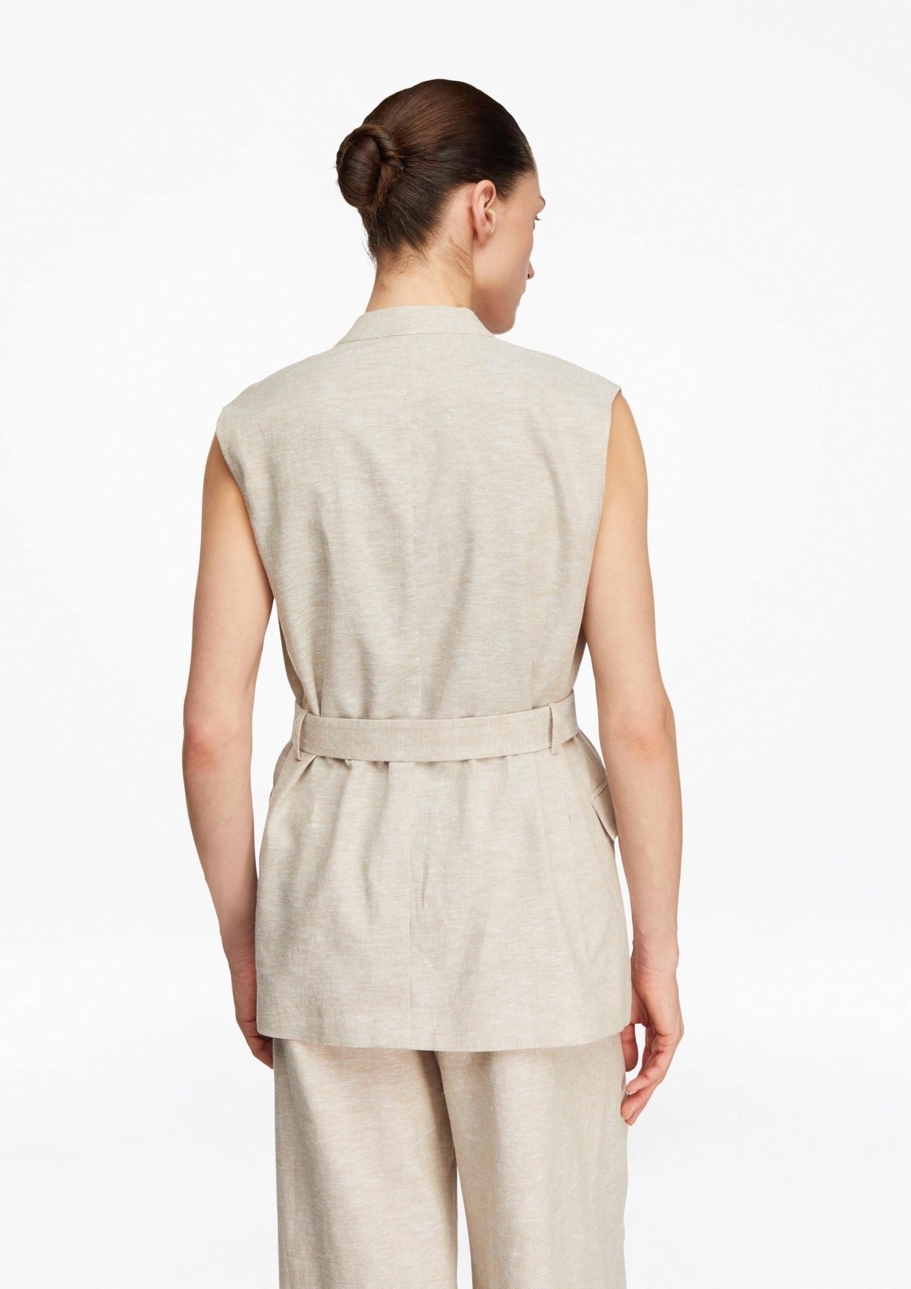 comma-jackets-weste-leinen-baumwolle-gr-32-stehkragen image 7