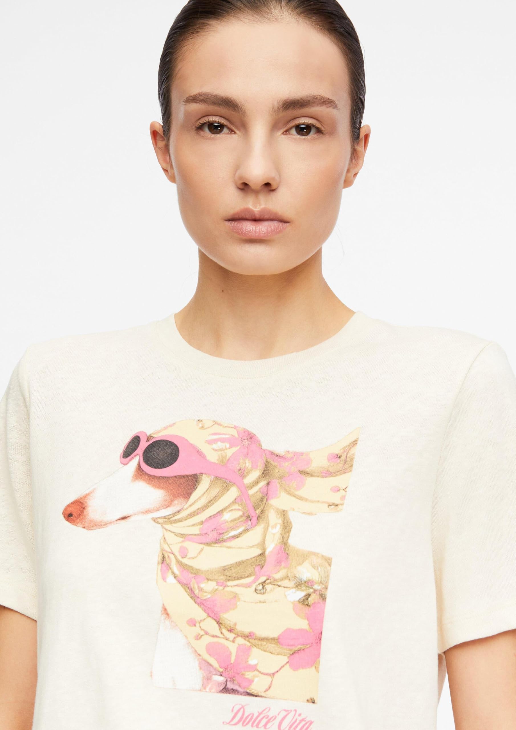 comma-t-shirt-flammgarn-rundhals-regular-fit-gr-46 image 3