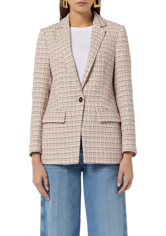 comma-blazer-aus-boucl-blazer-boucl-elegant image 1