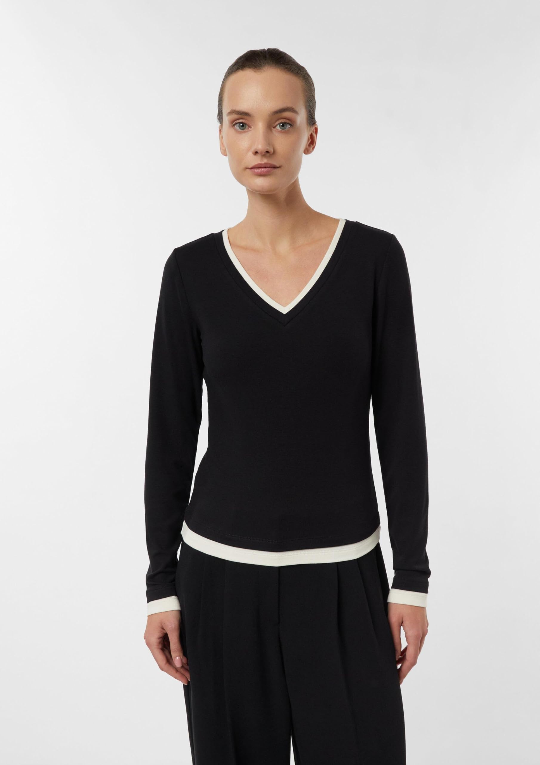 comma-2176245-jersey-longsleeve-pastellt-rkis-kontrast image 5