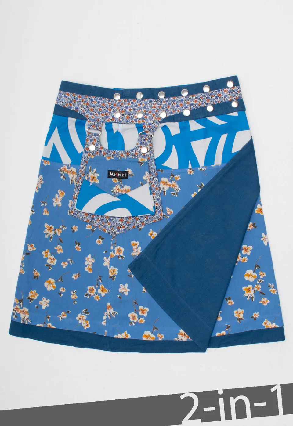 moshiki-hot-cookie-13-wickelrock-baumwolle-55-cm-wendbar image 1