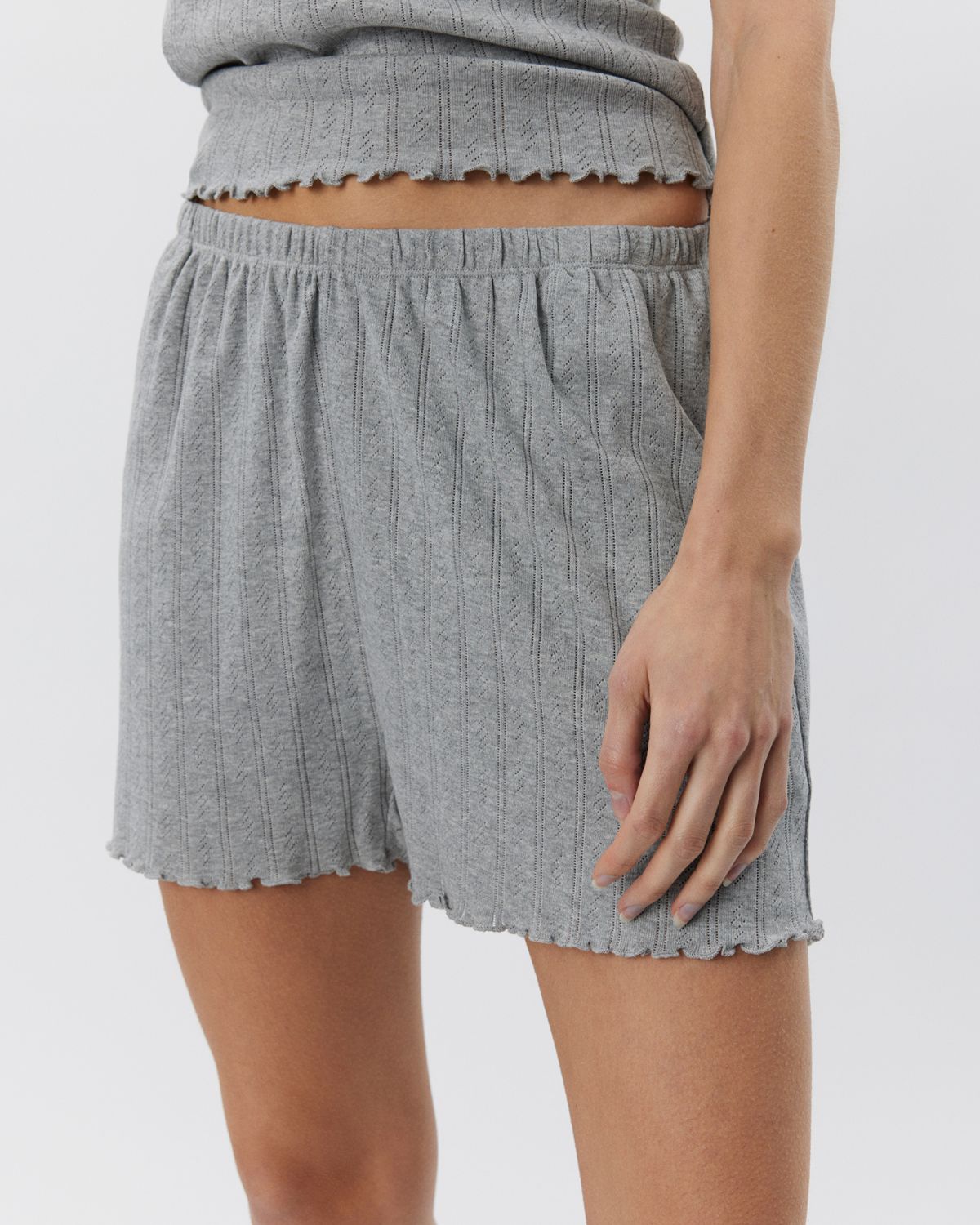 sofie-schnoor-women-hazelsw-shorts-grey-mel-bio-baumwolle image 4