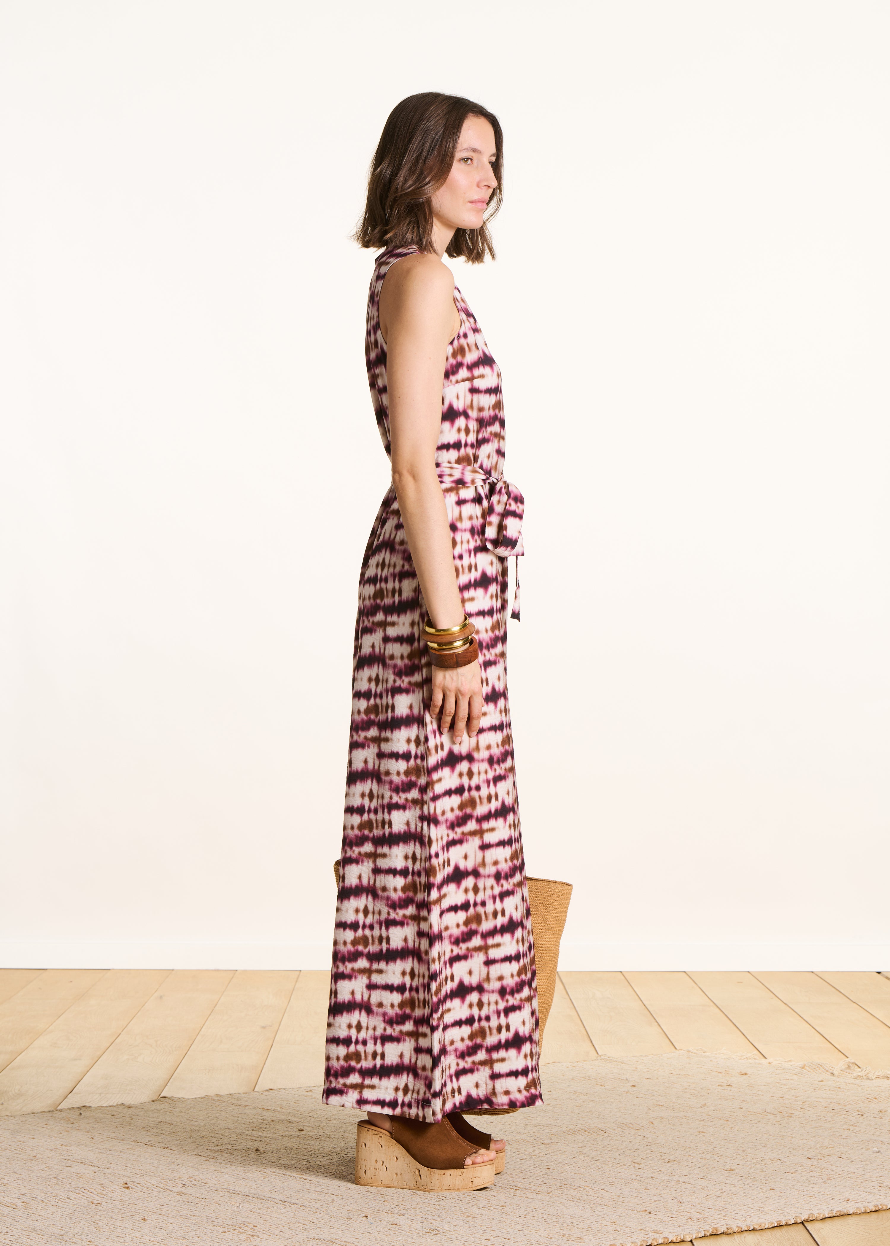 la-f-e-marabout-e-vlomee-jumpsuit-tie-dye-bordeaux image 2