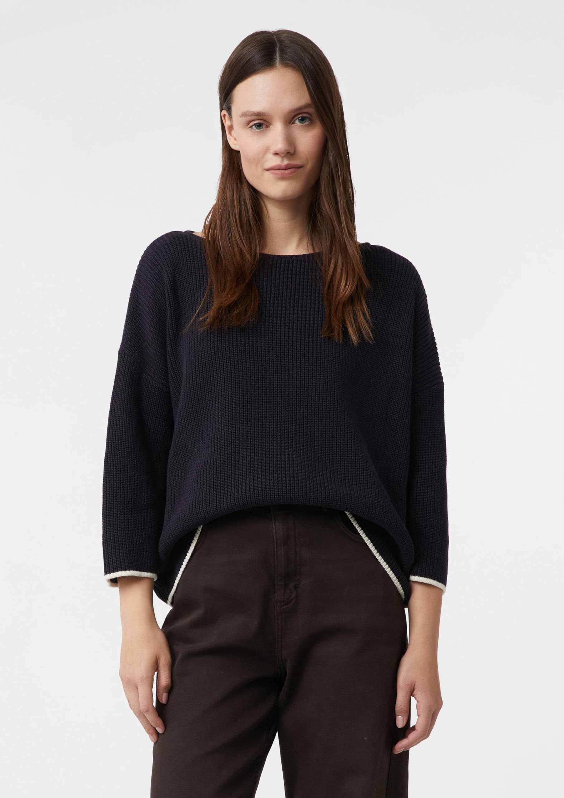 comma-knitwear-pullover-boxy-fit-blau-gr-e-40-strick image 7