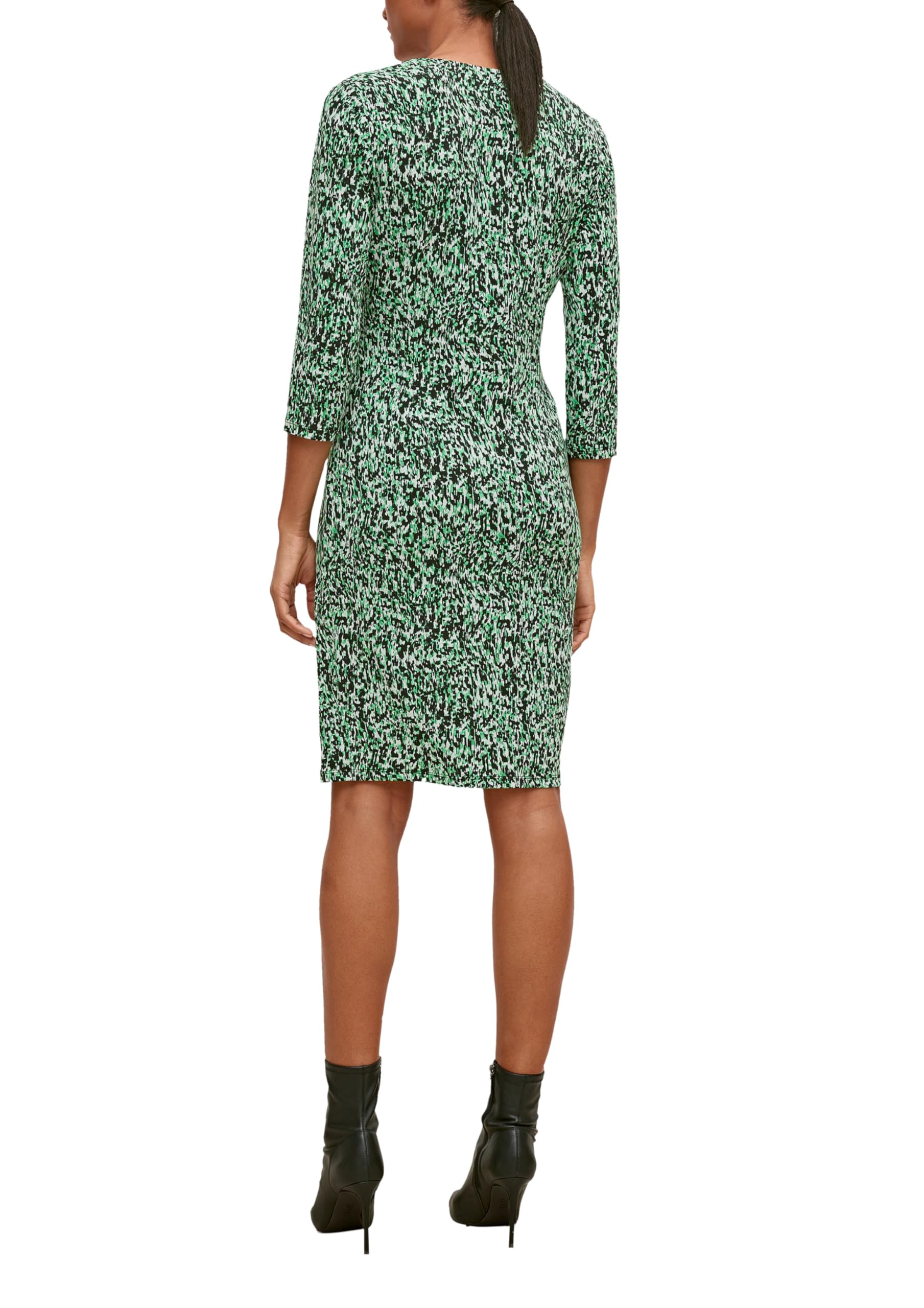 comma-2128560-kleid-gr-n-mehrfarbig-musterkleid image 2