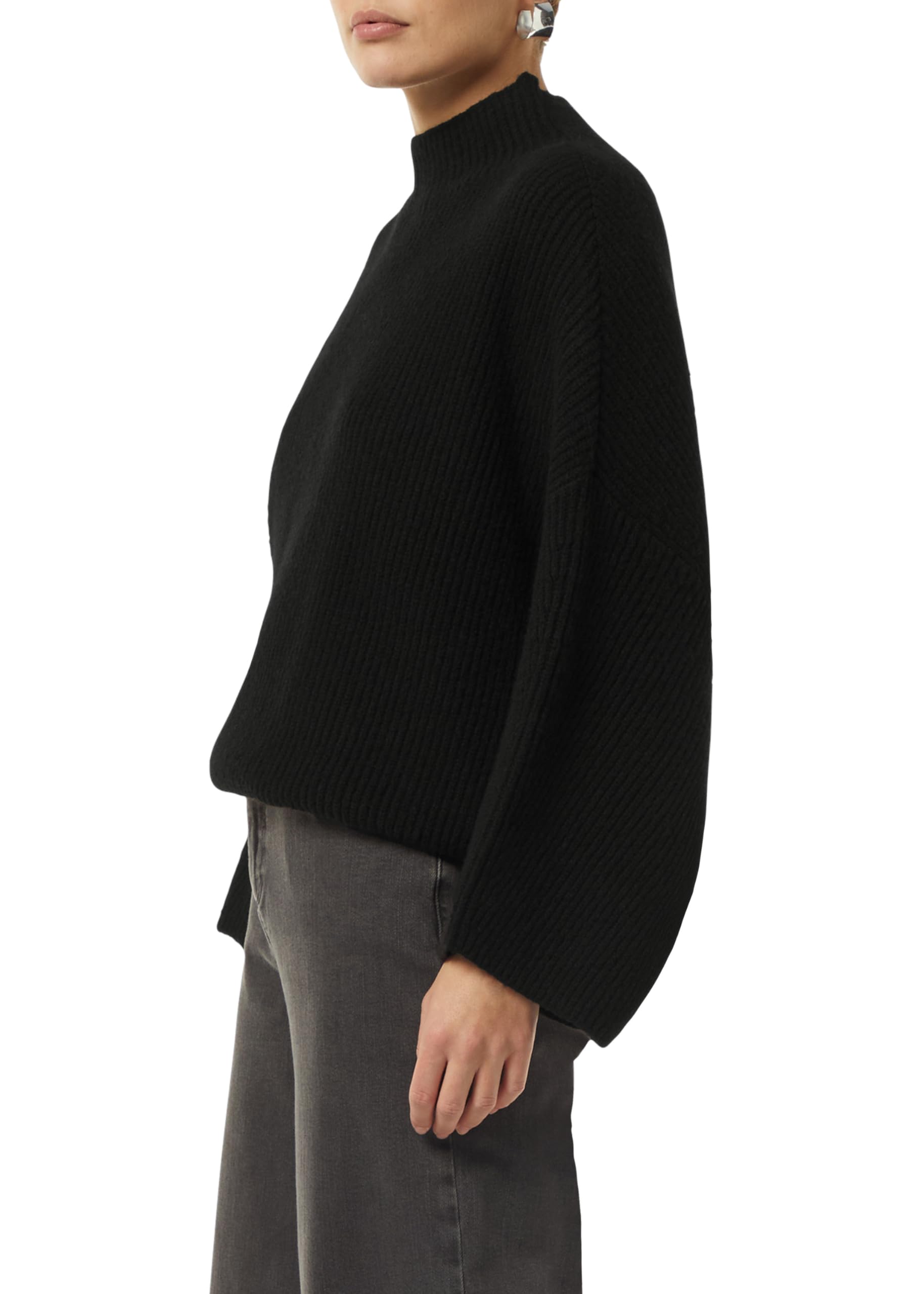 comma-ponchos-strick-poncho-mit-stehkragen-gr-m-perlmuttrosa image 6