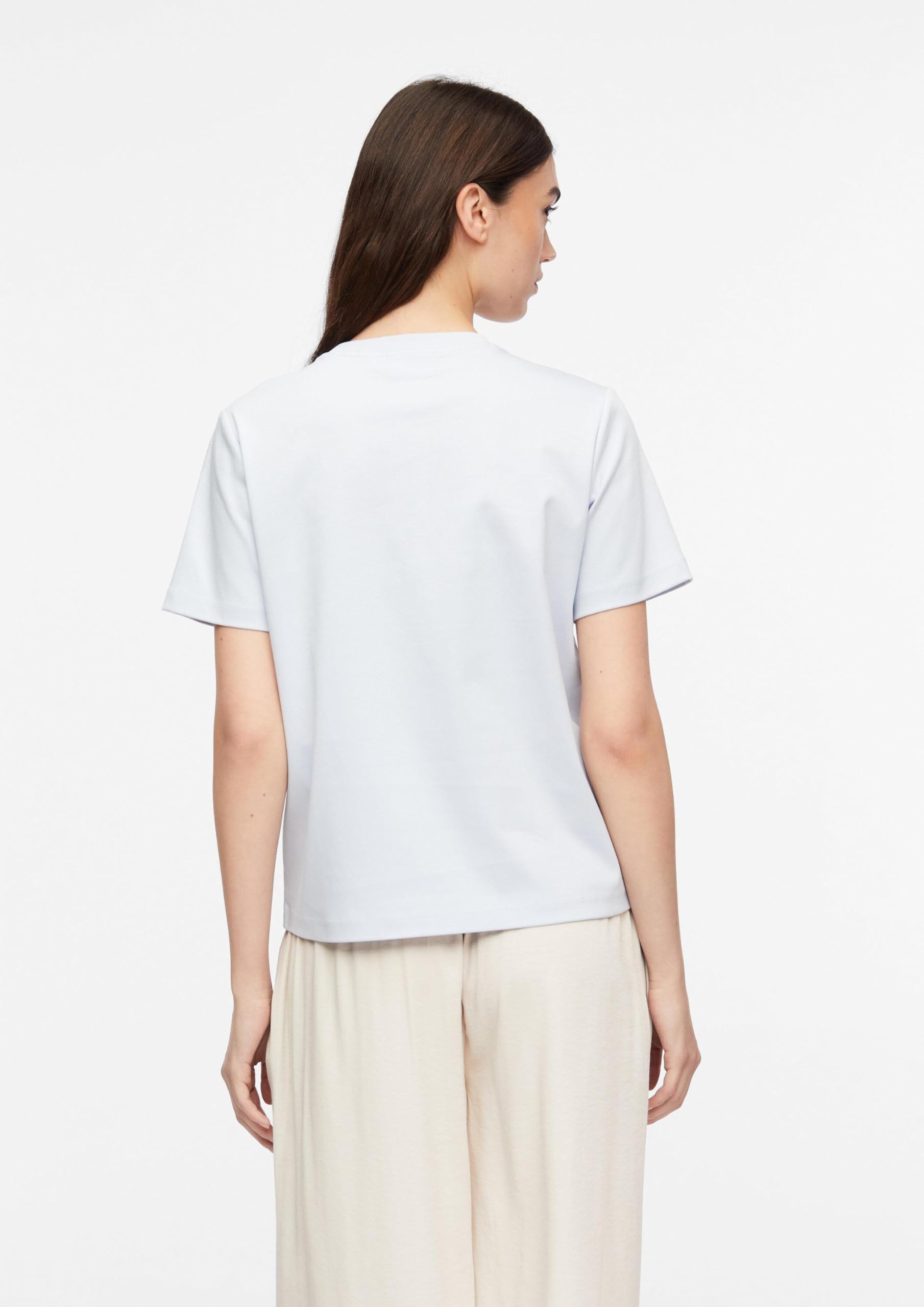 comma-basic-t-shirt-damen-top-baumwolle image 7